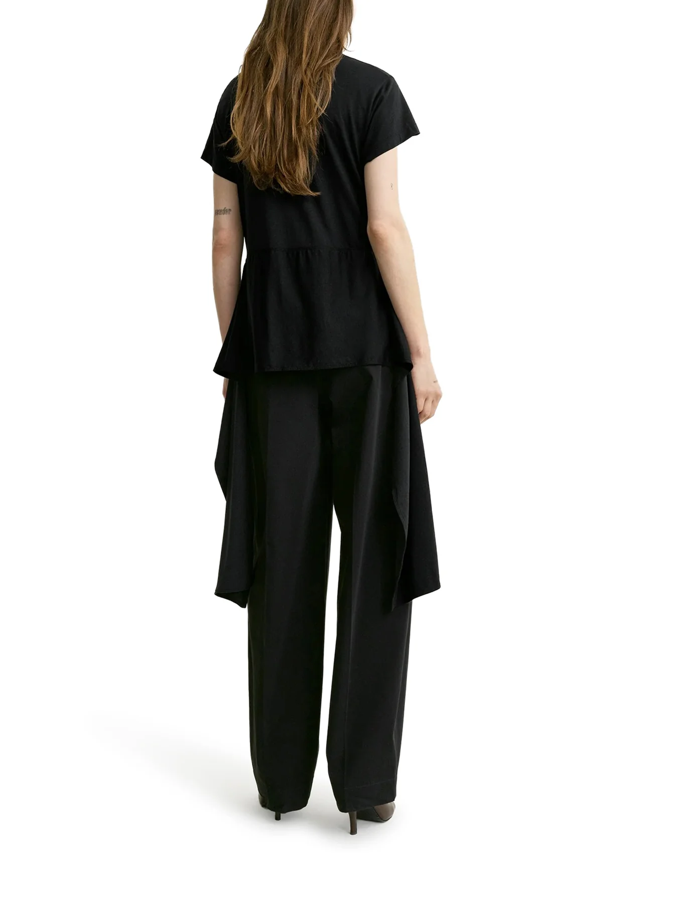 COTTON T-SHIRT WITH WAIST BELT - Image 3