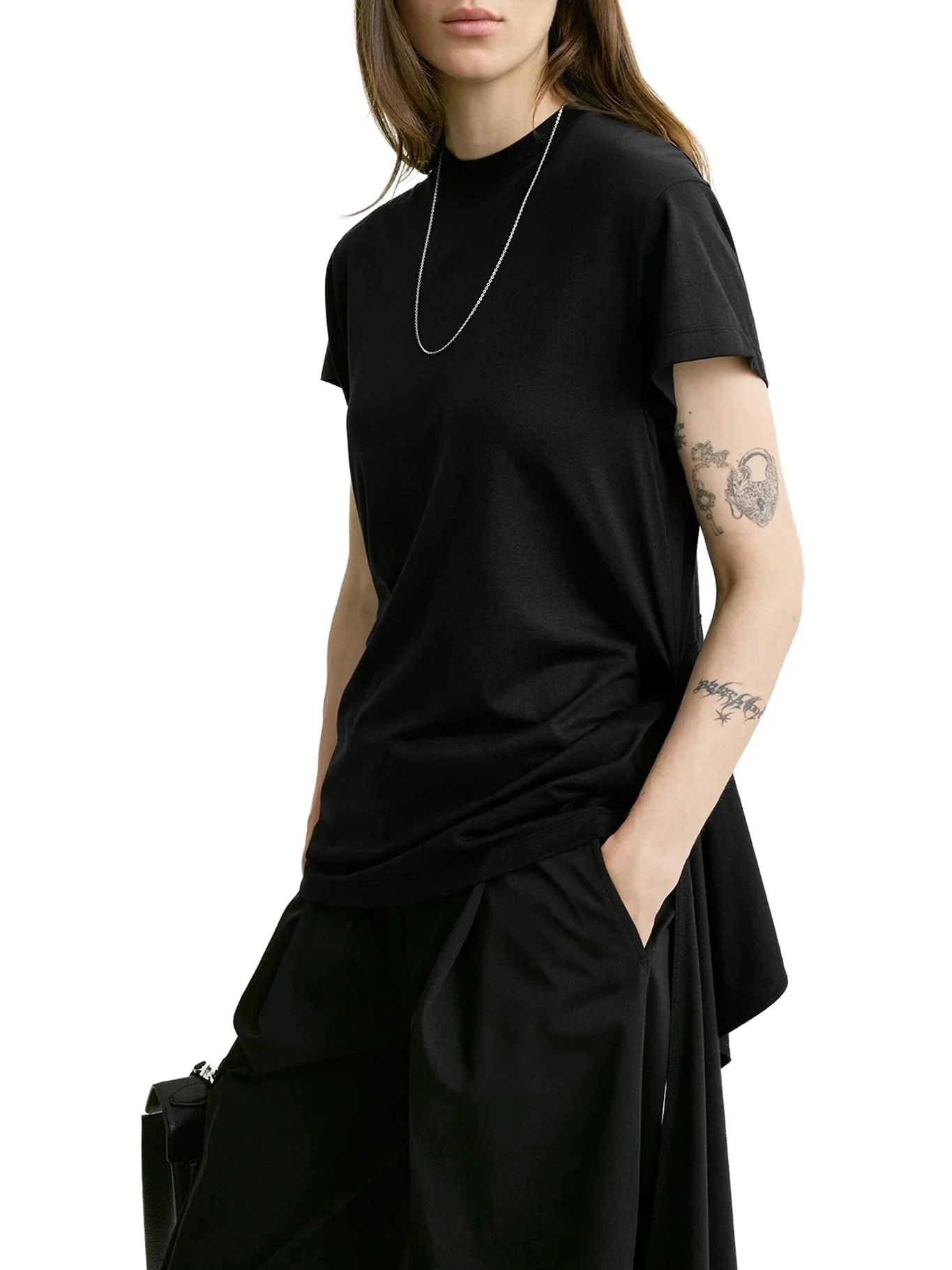 COTTON T-SHIRT WITH WAIST BELT - Image 5