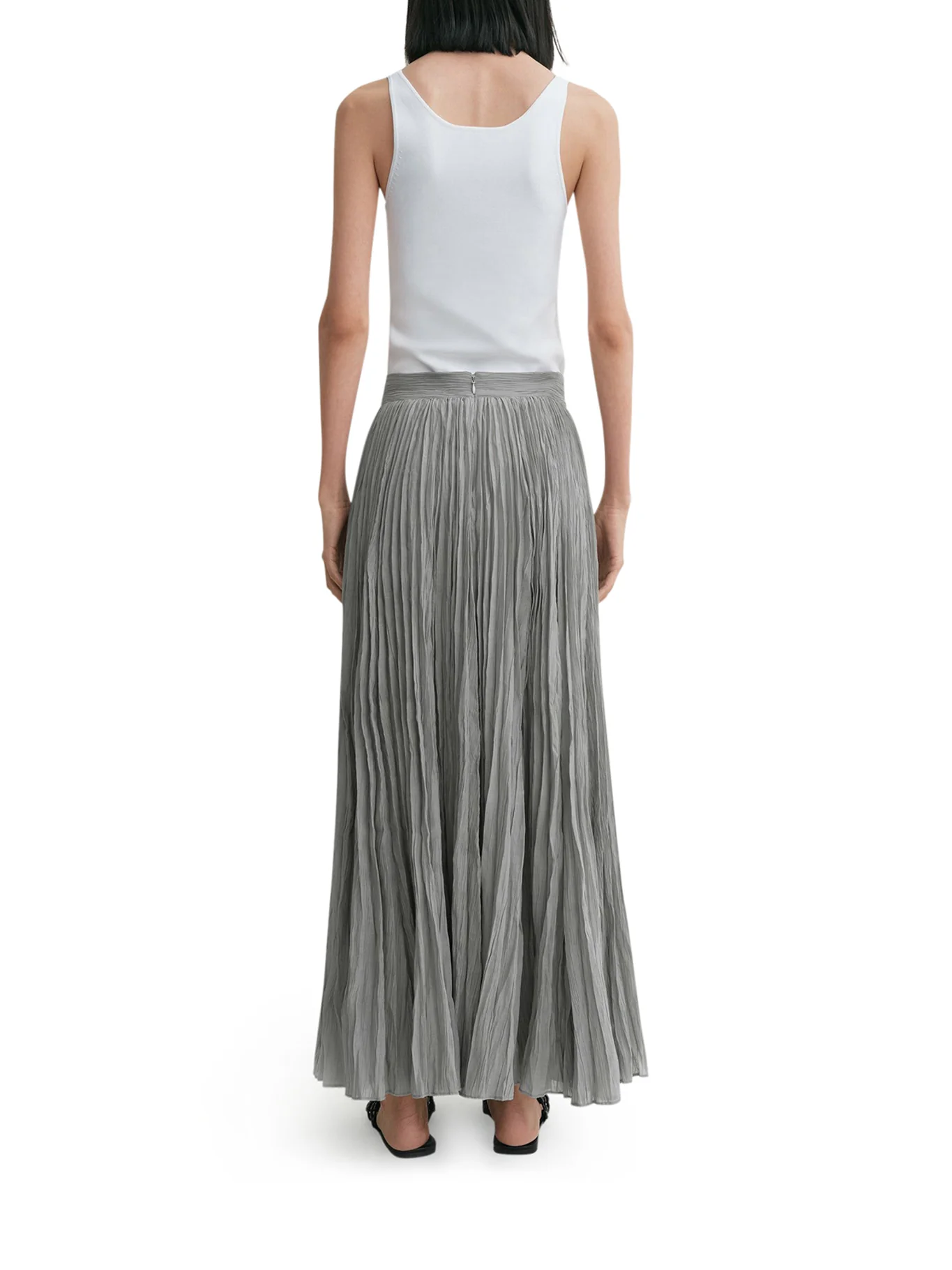 CRINKLED PLISSÉ SKIRT - Image 3