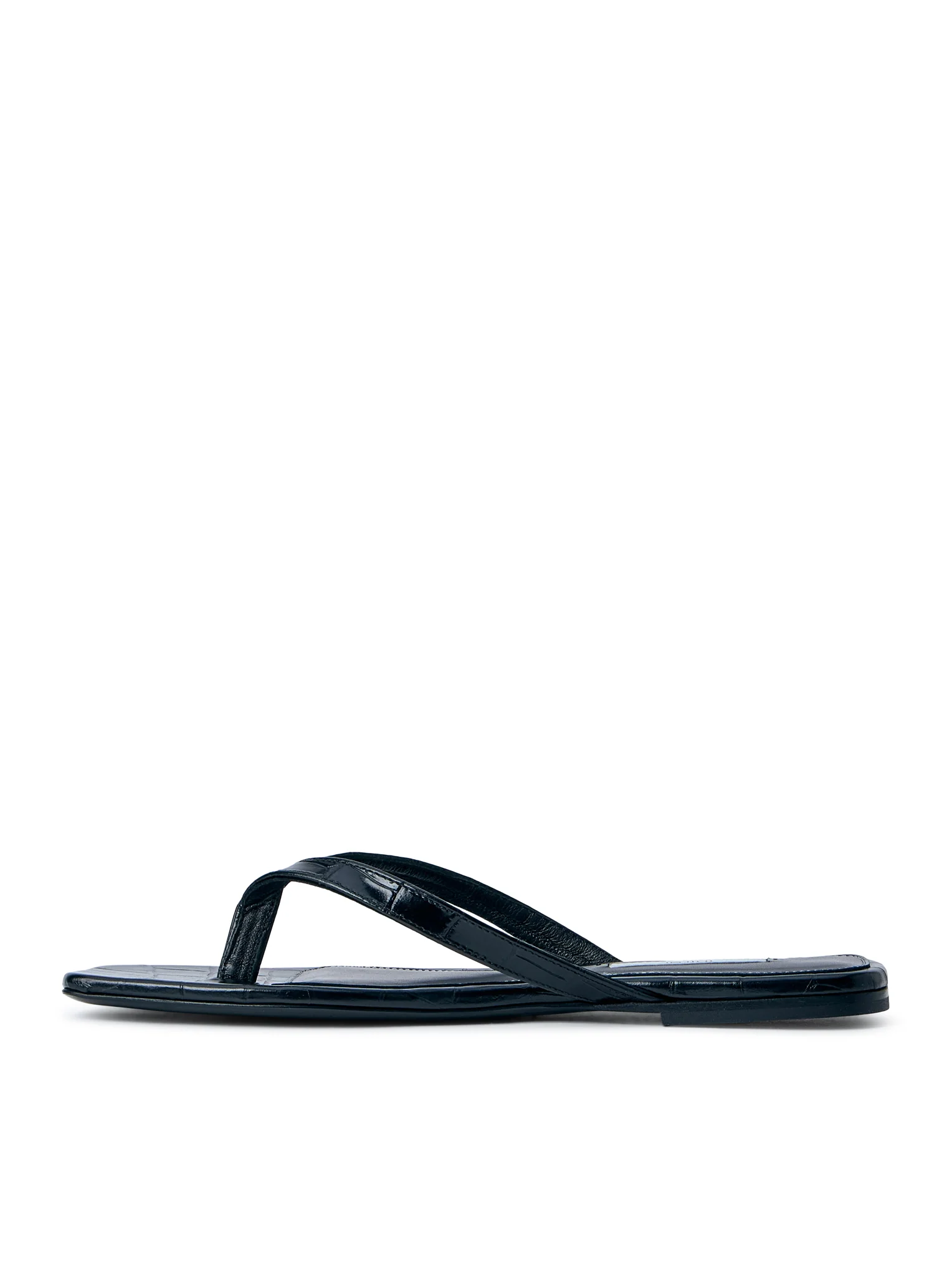 CROCO-EMBOSSED FLIP-FLOPS - Image 4