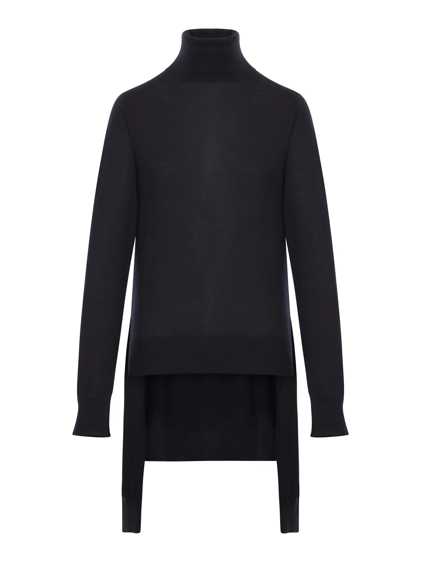DOUBLE-SLEEVED WOOL TURTLENECK