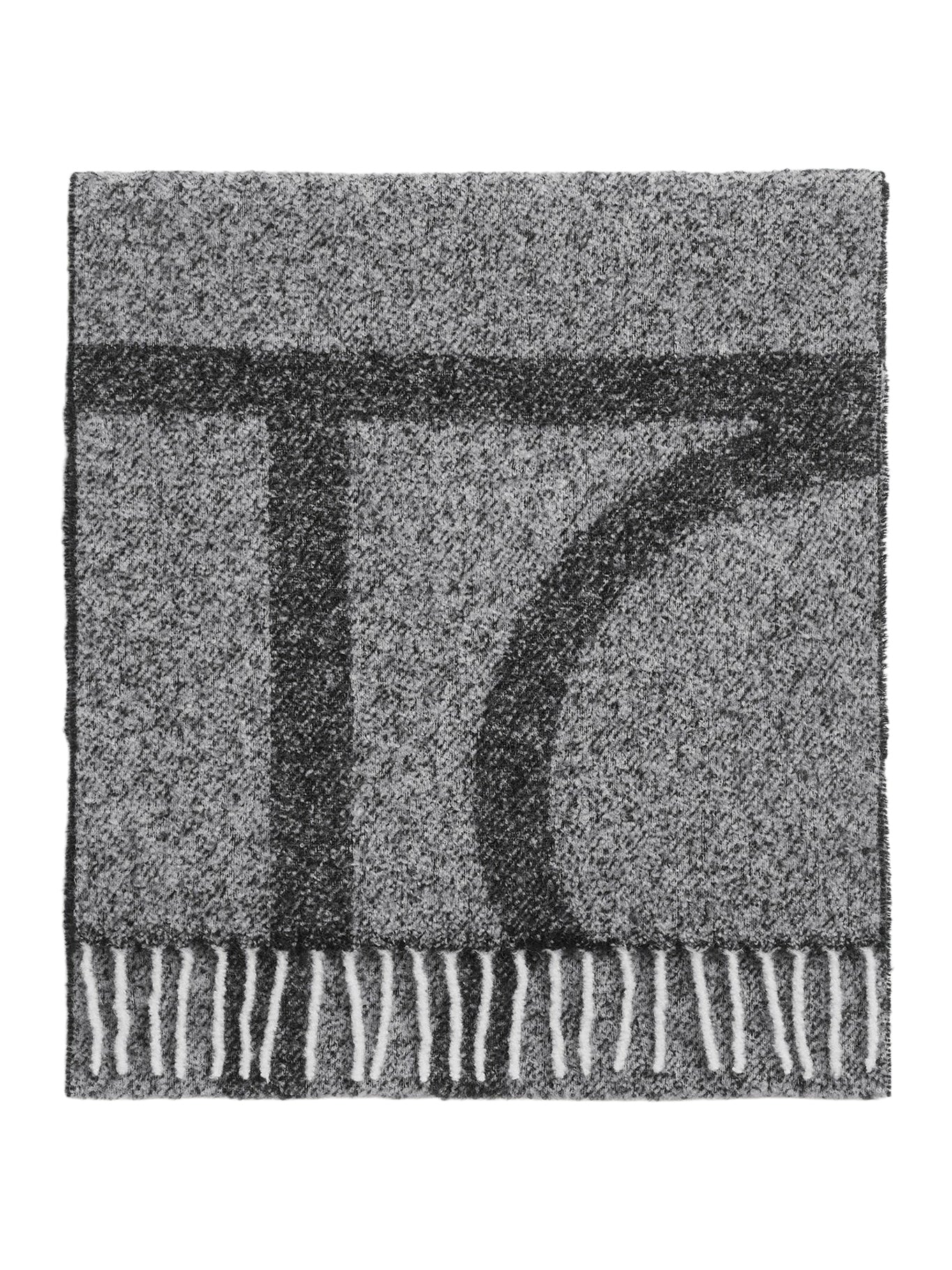 JACQUARD SCARF WITH MONOGRAM - Image 4