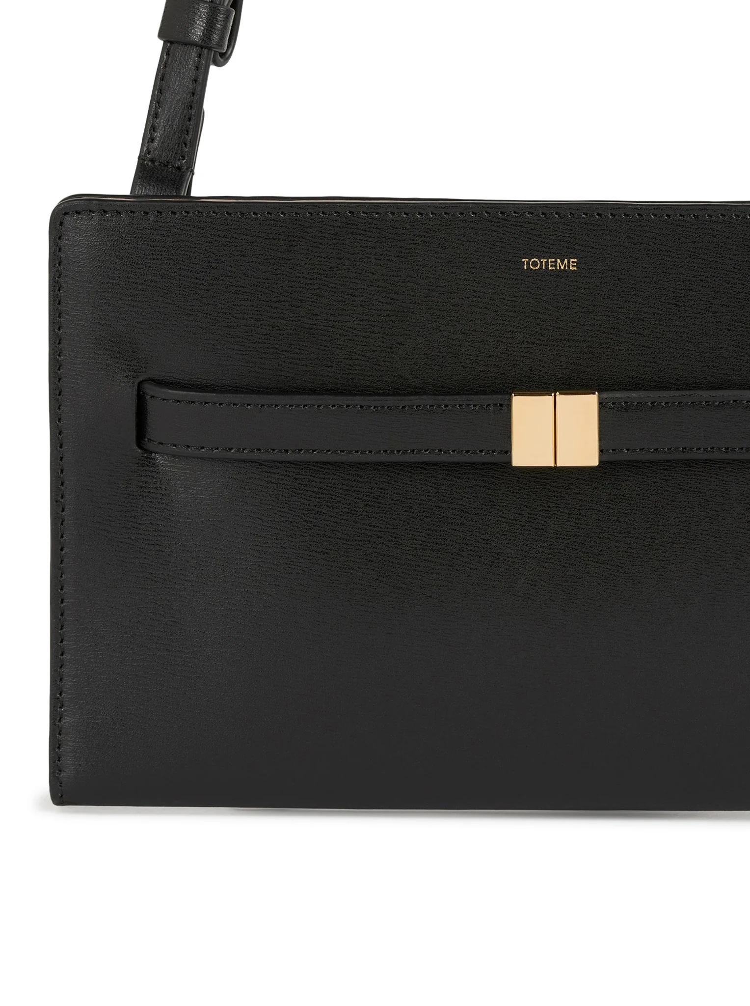 LEATHER SHOULDER BAG WITH BELT - Image 5