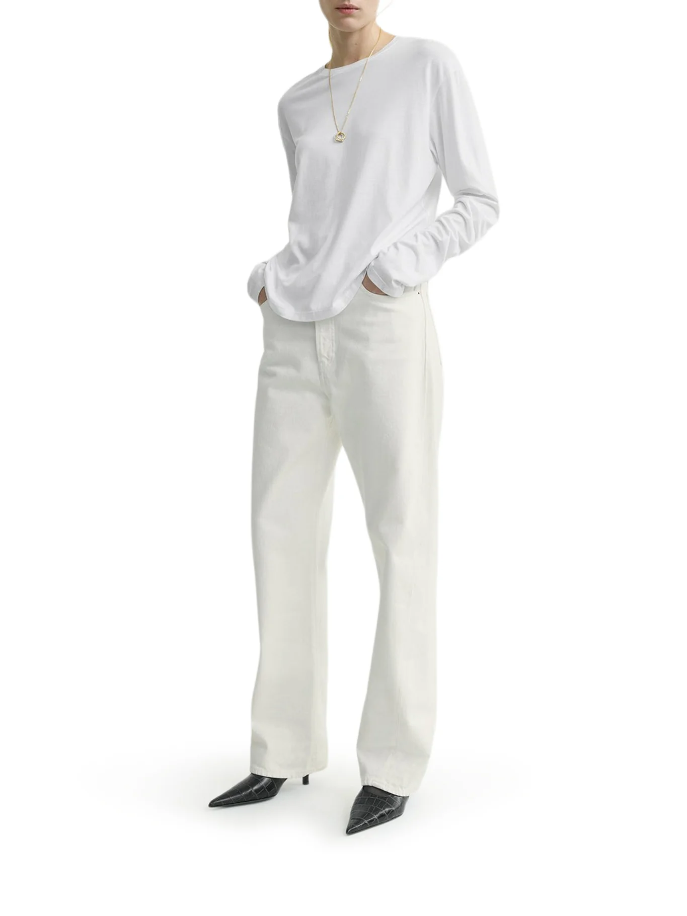 LONG-SLEEVED COTTON T-SHIRT - Image 2