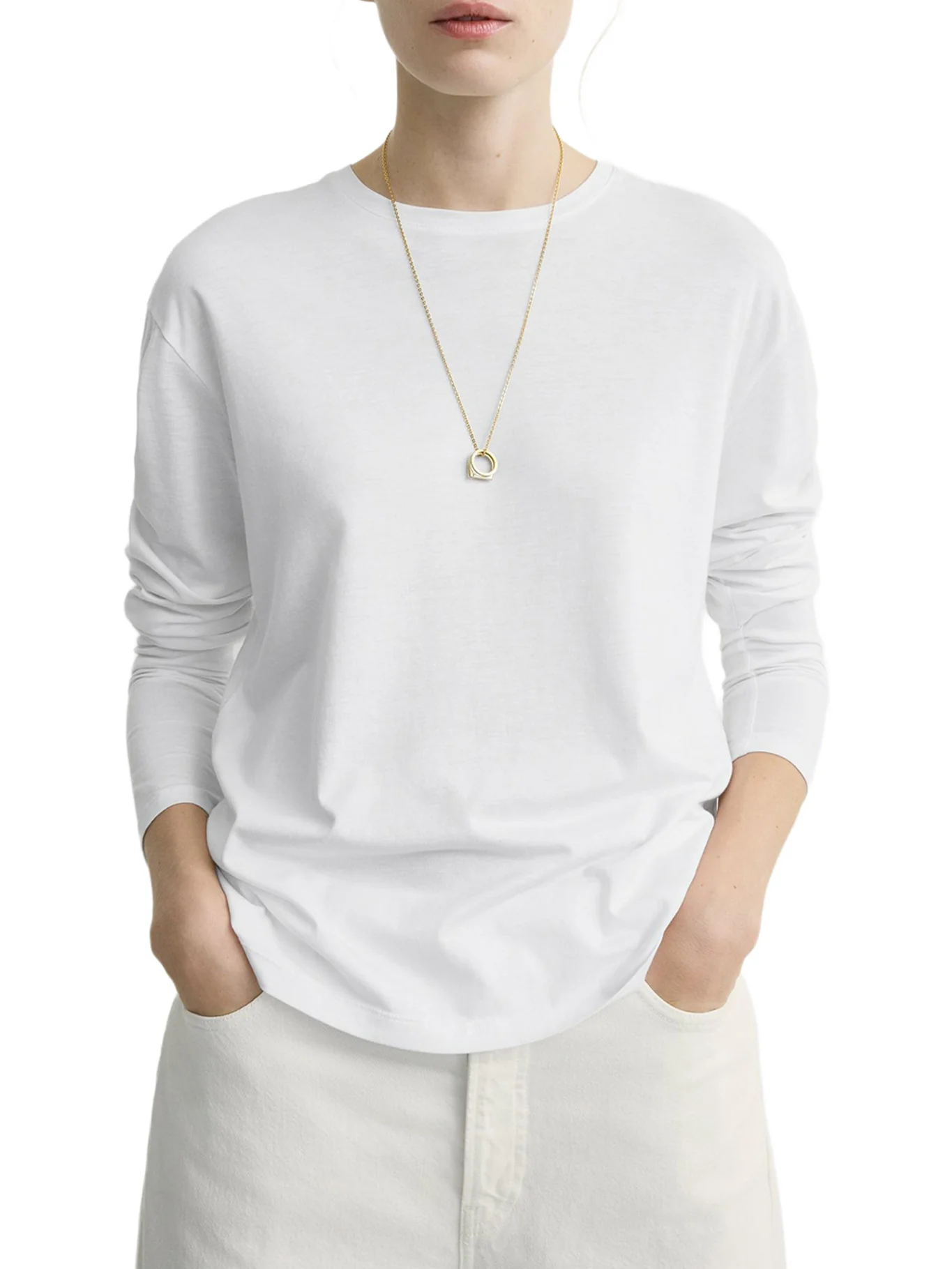LONG-SLEEVED COTTON T-SHIRT - Image 4