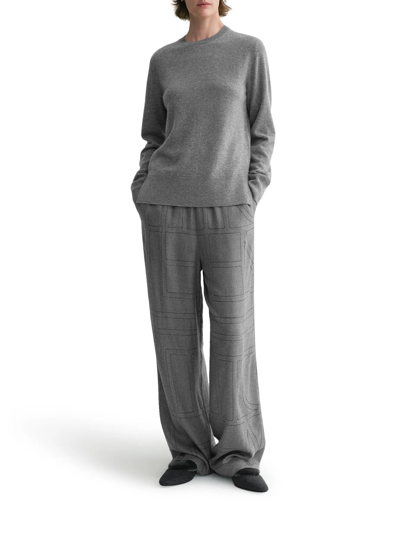 MONOGRAM FLANNEL TROUSERS - Image 2