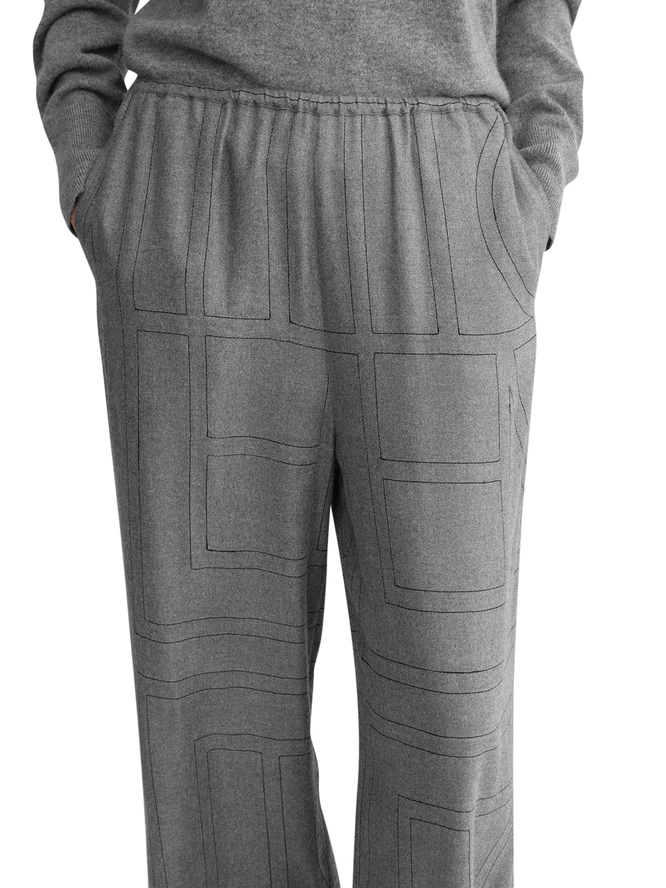MONOGRAM FLANNEL TROUSERS - Image 5