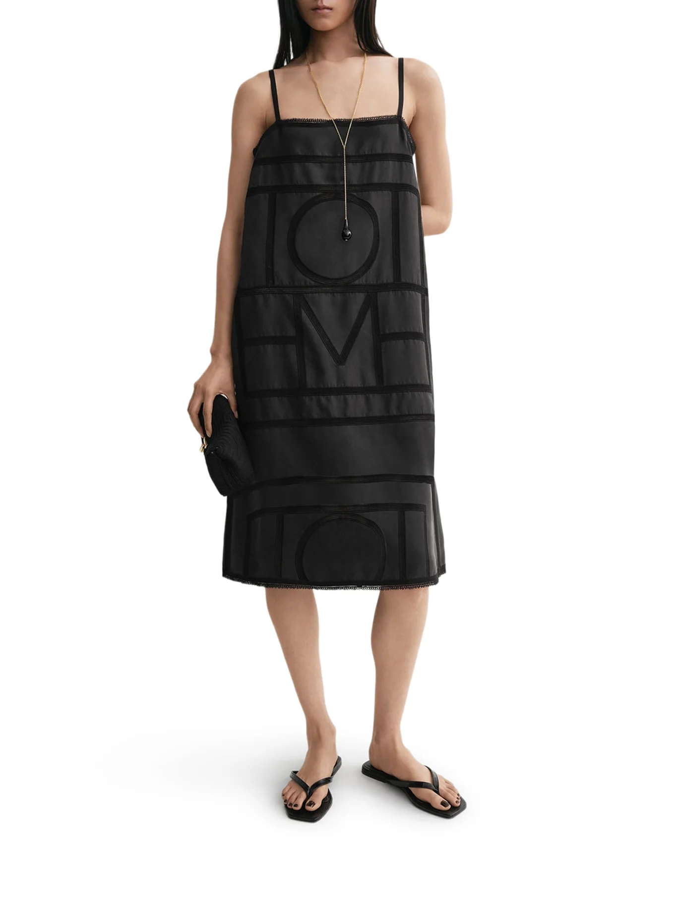 MONOGRAM SILK DRESS - Image 2