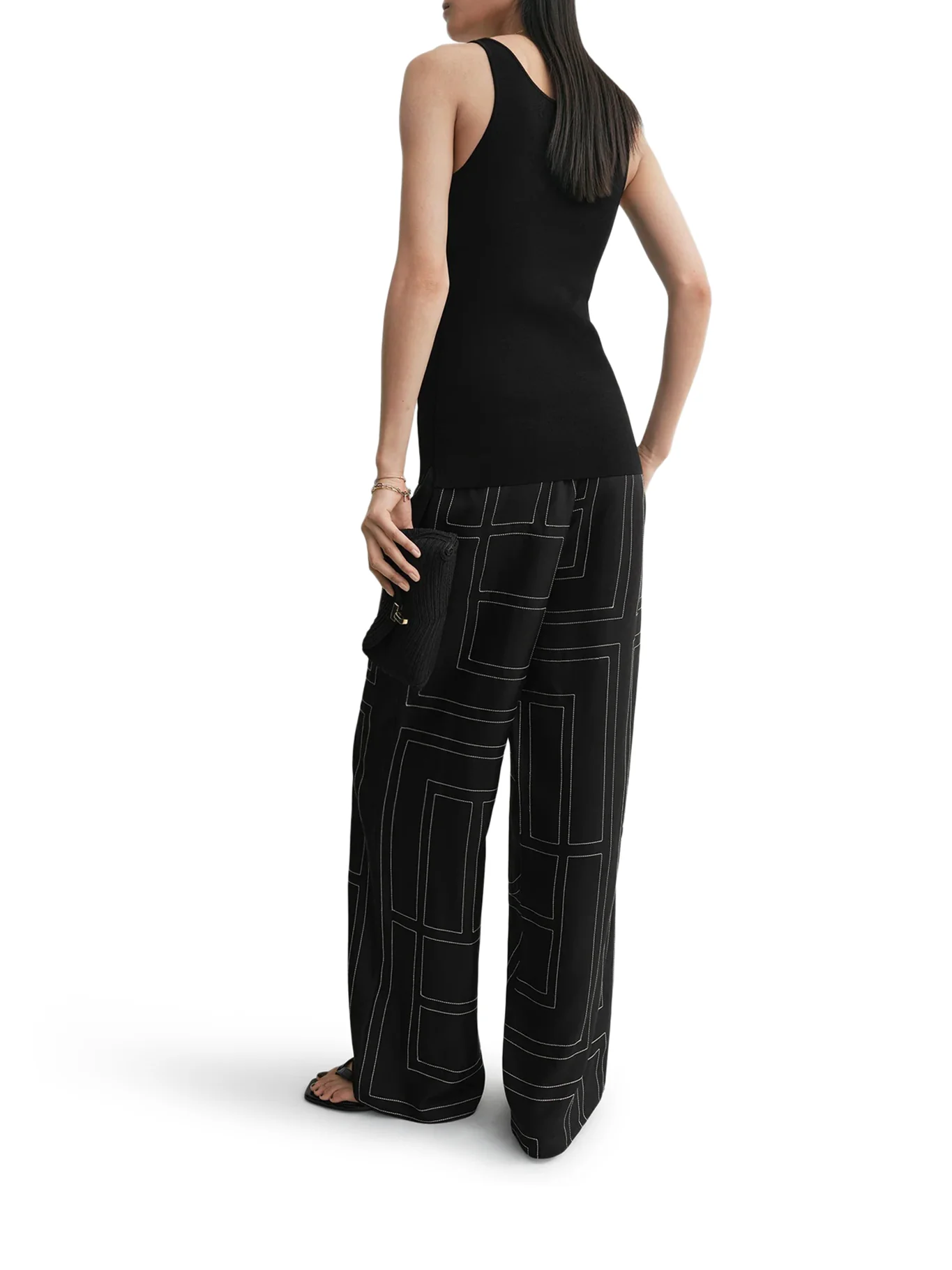 MONOGRAM SILK TROUSERS - Image 3