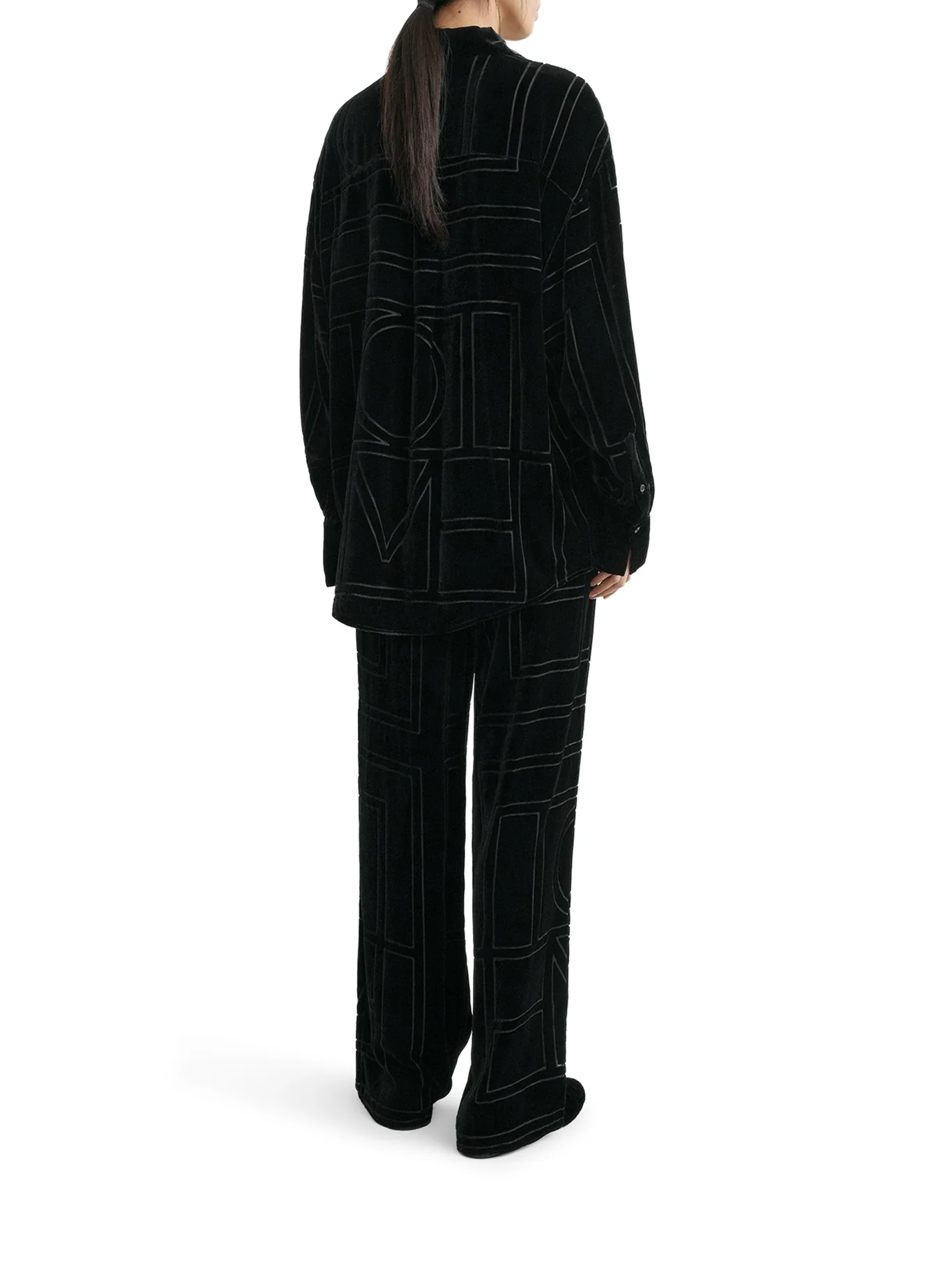 OVERSIZED DEVORÉ SHIRT - Image 4
