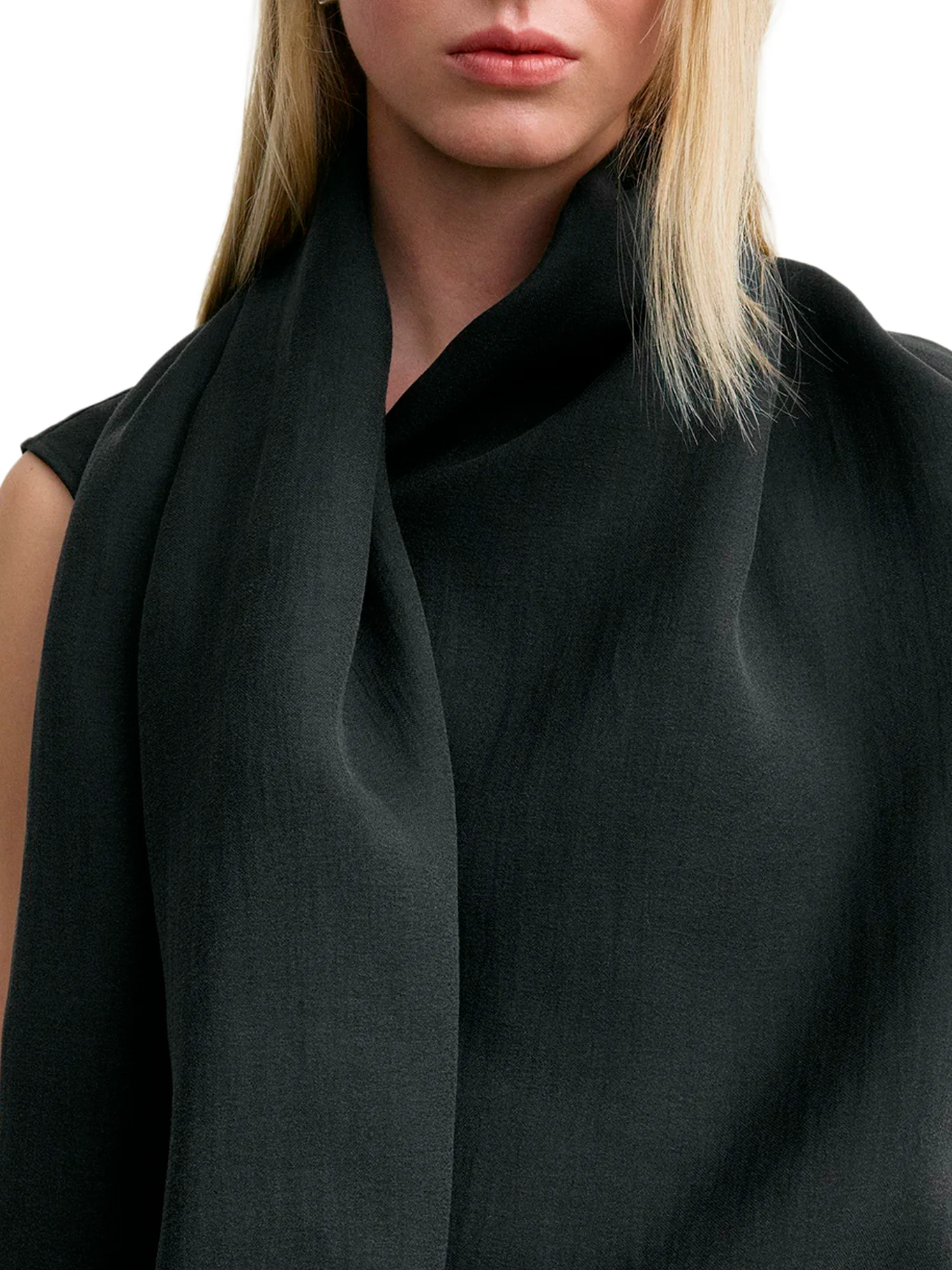 SCARF NECK BLOUSE - Image 4