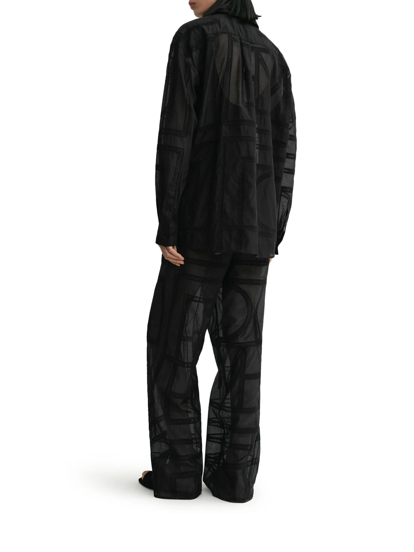 SILK SHIRT WITH MONOGRAM - Image 3