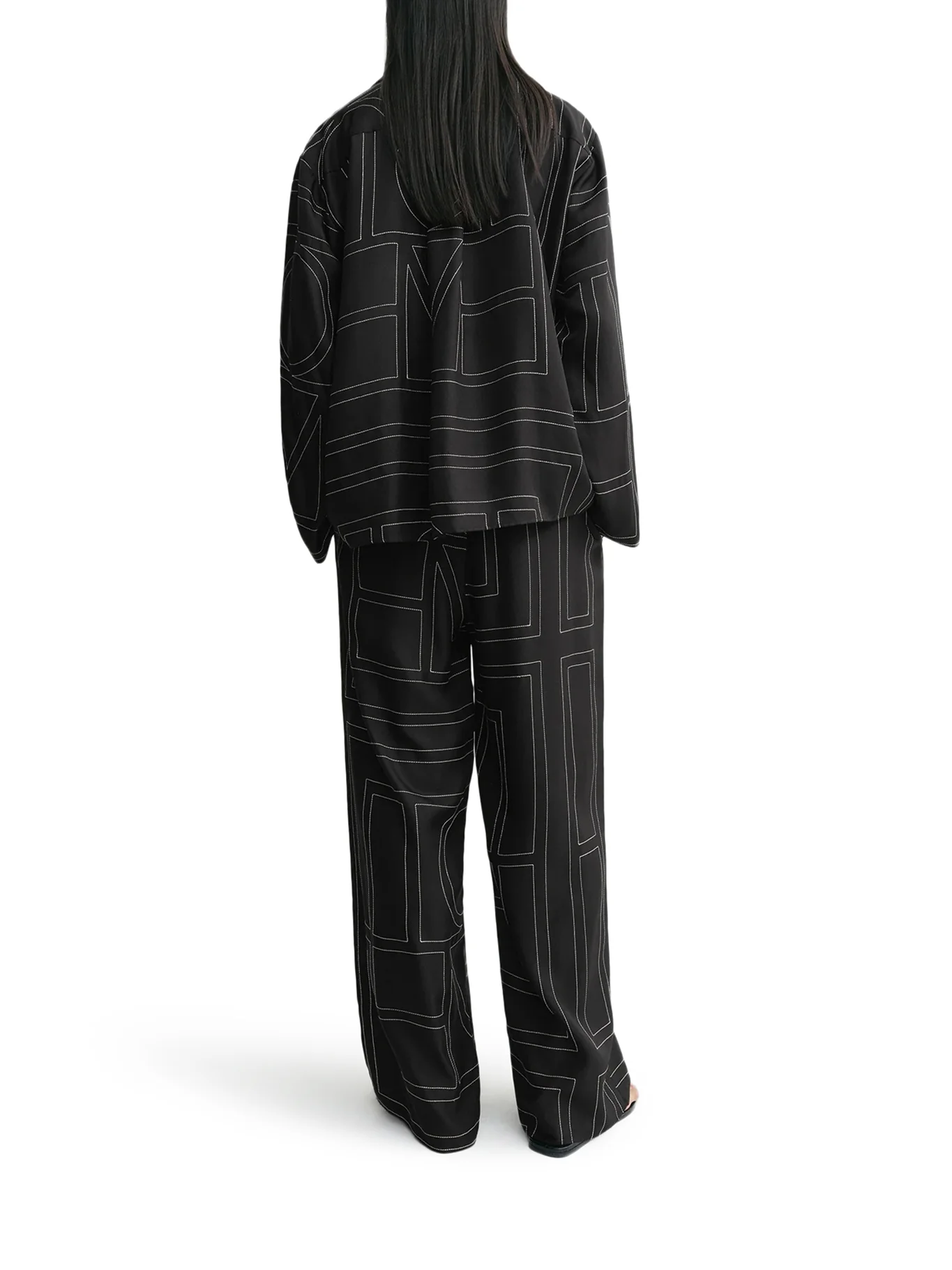 SILK SHIRT WITH MONOGRAM EMBROIDERY - Image 4
