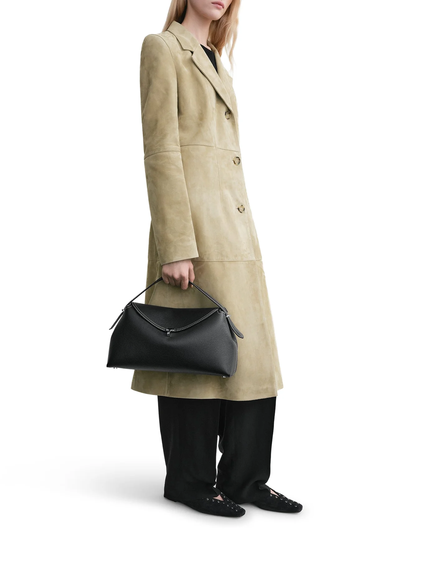 T-LOCK BAG IN EMBOSSED LEATHER - Image 2