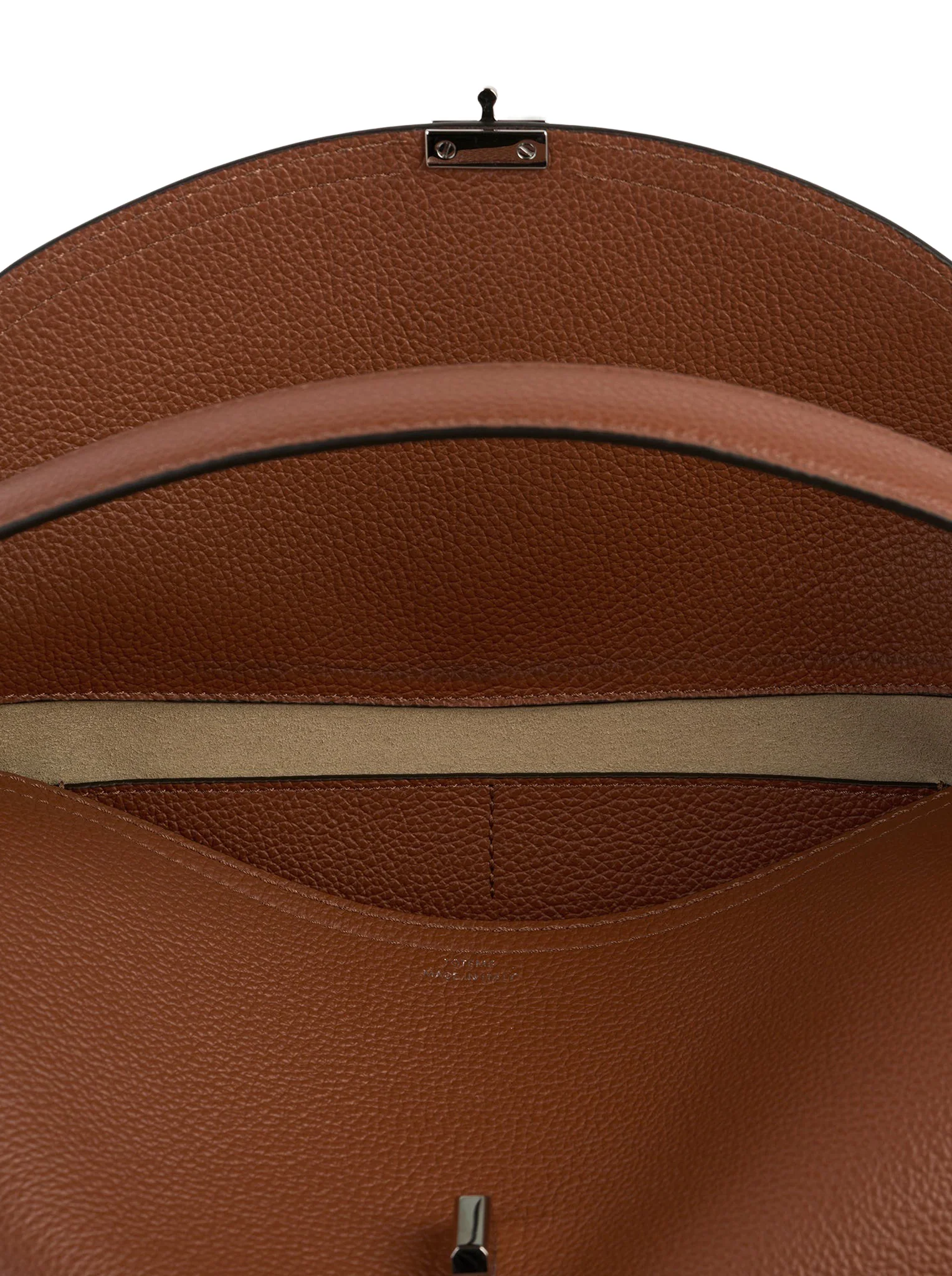 T-LOCK HANDBAG IN GRAINED LEATHER - Image 7