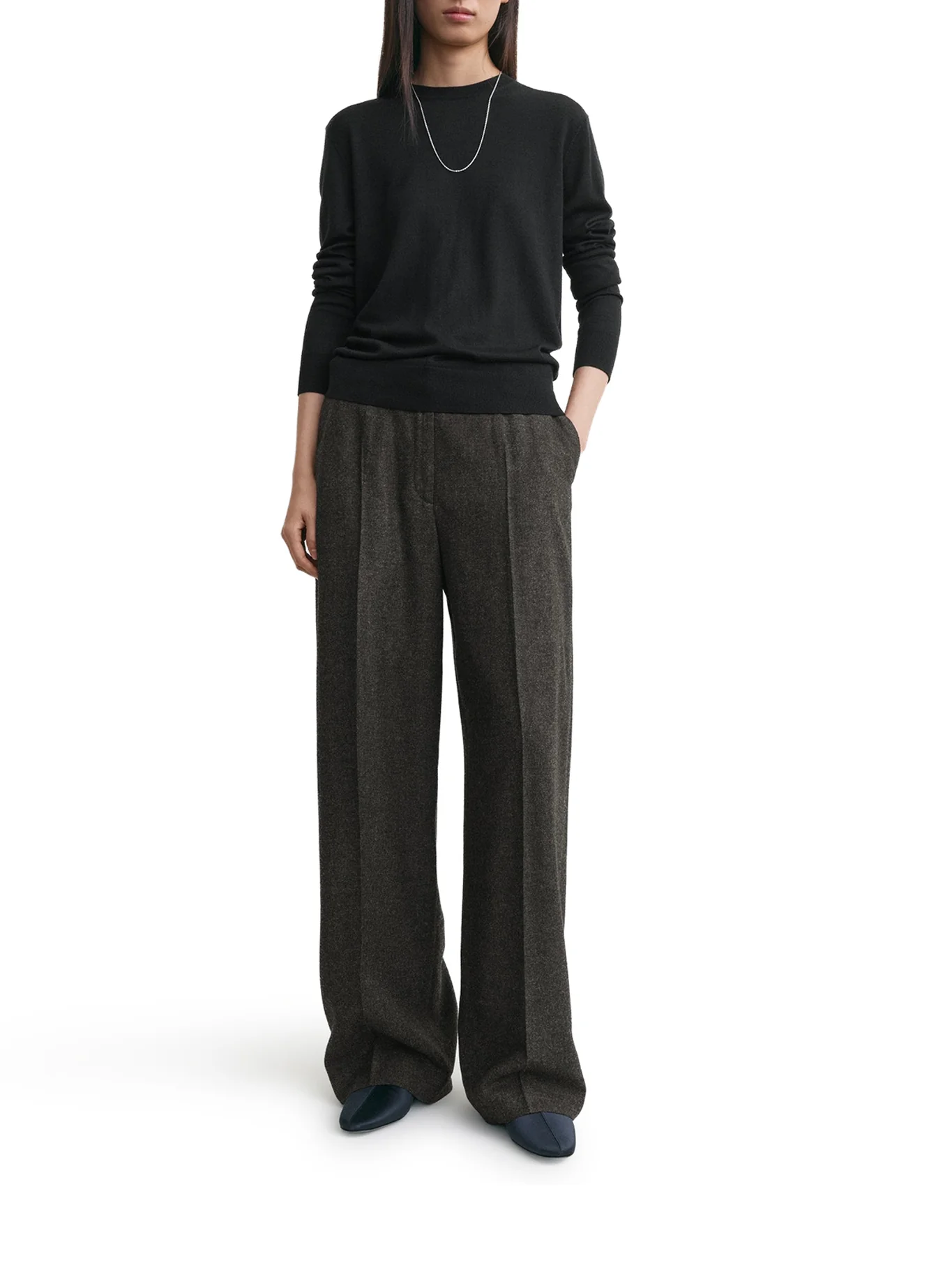 TAILORED FLANNEL TROUSERS - Image 2