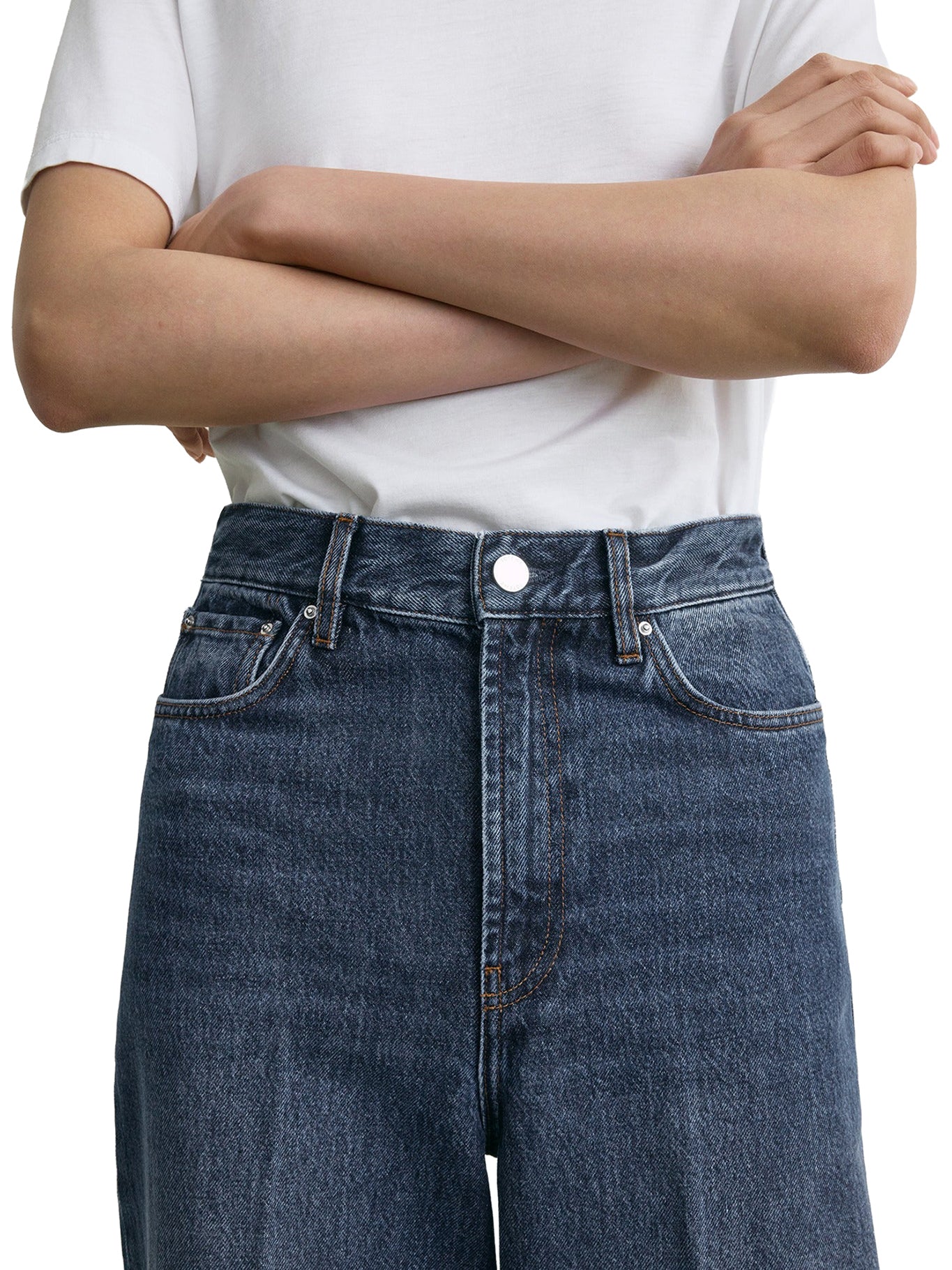 WIDE LEG DENIM JEANS - Image 4