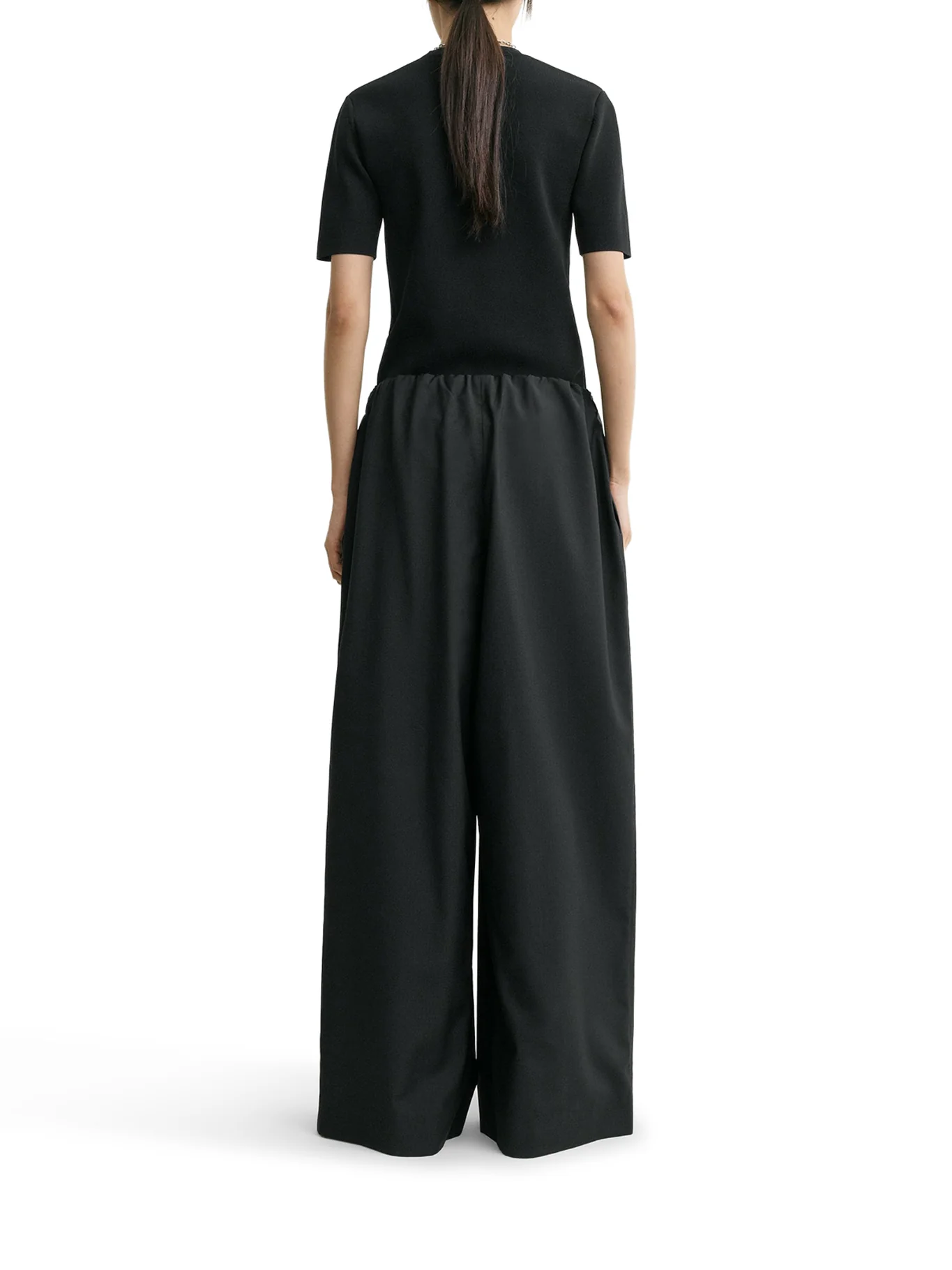 WOOL TROUSERS WITH DRAWSTRING - Image 3