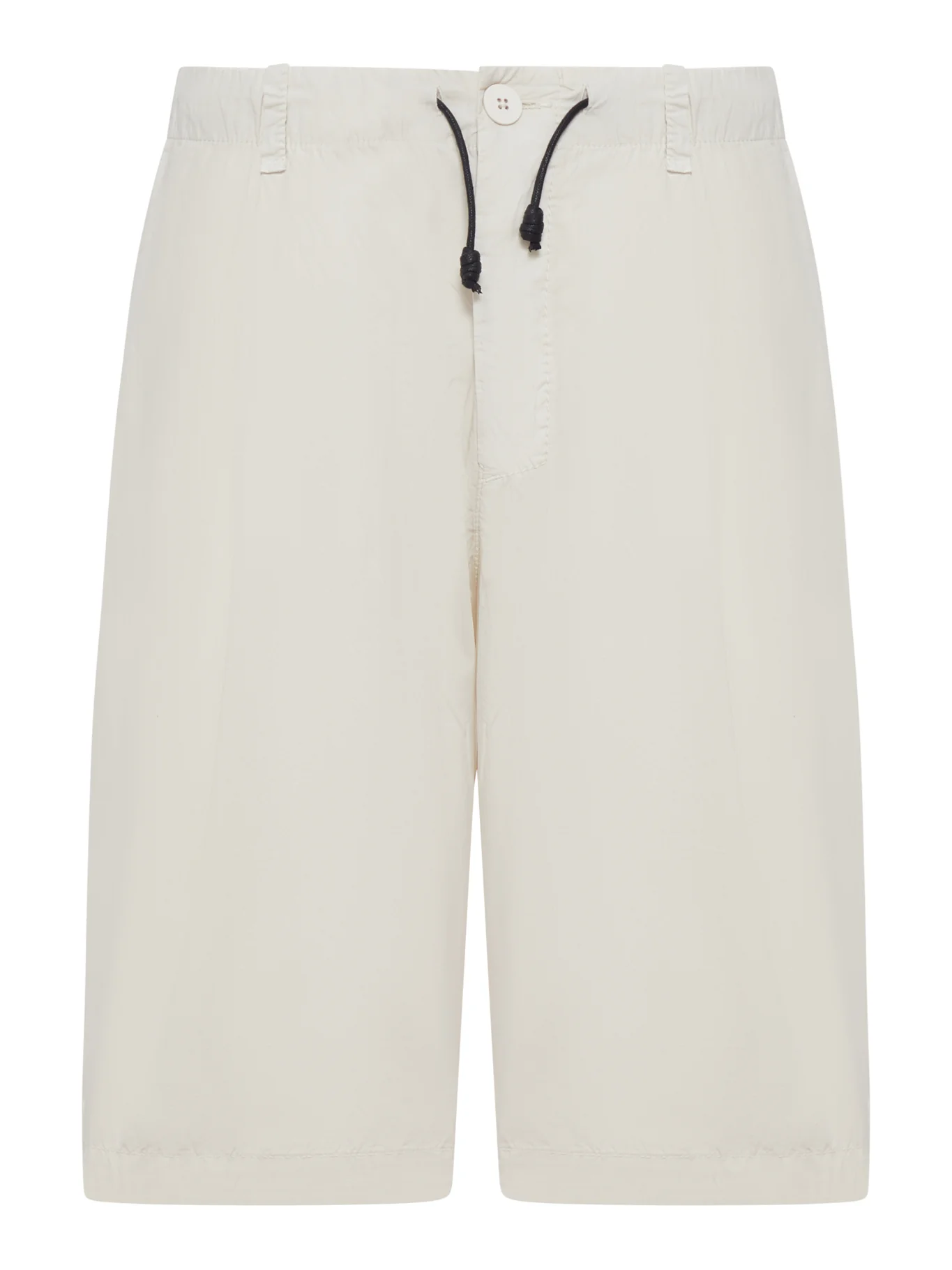 LIGHTWEIGHT COTTON BERMUDA SHORTS WITH DRAWSTRING