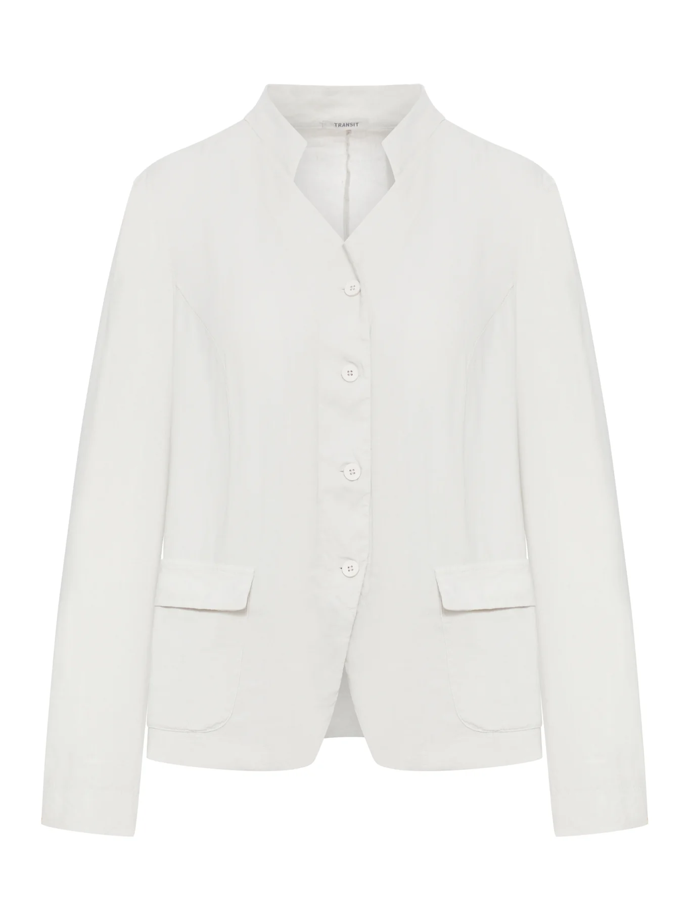 STRETCH LINEN BLEND JACKET