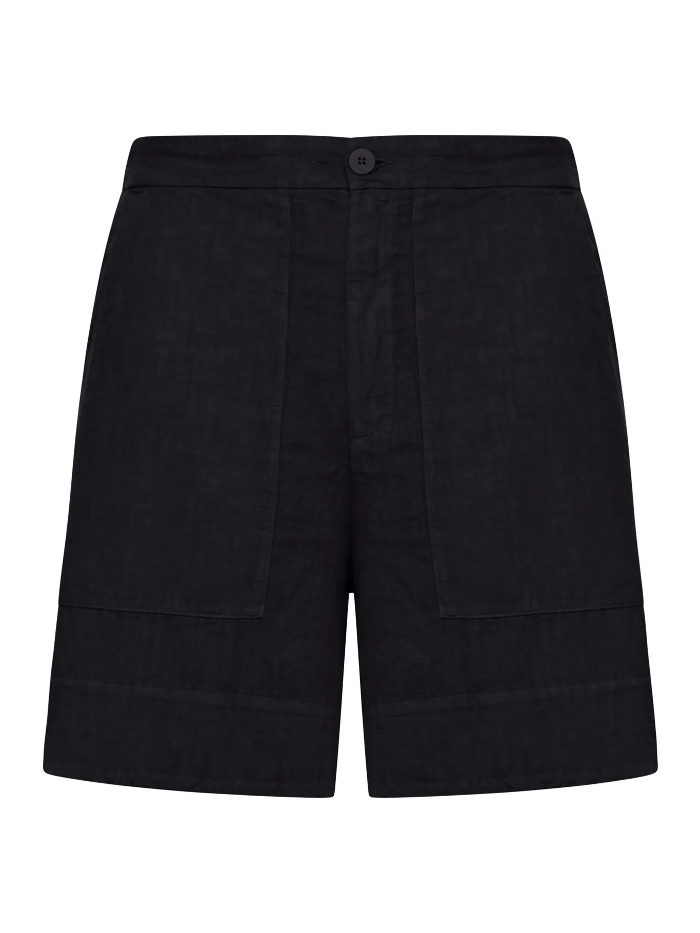 WIDE-LEG LINEN SHORTS