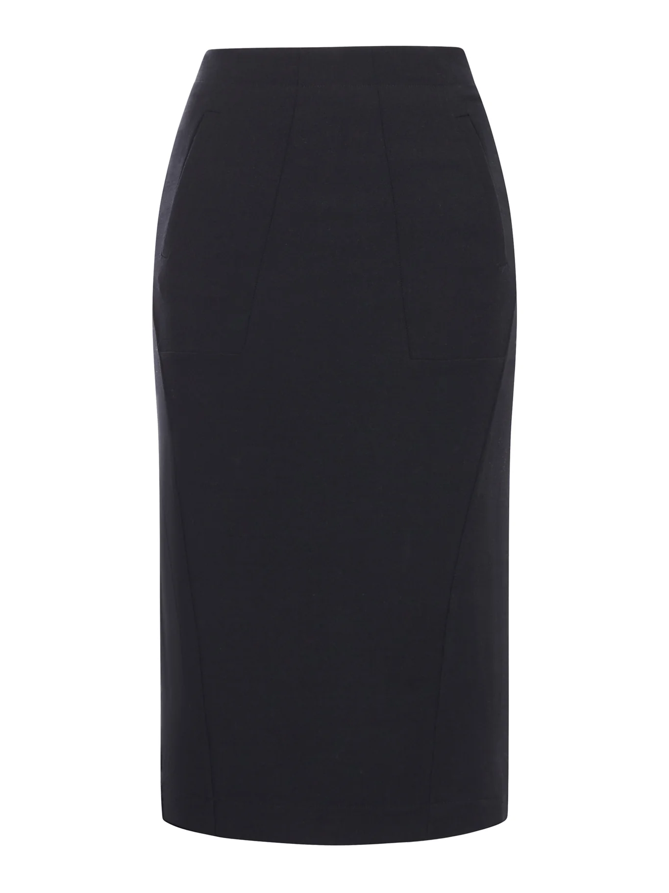 WOOL MIDI SKIRT