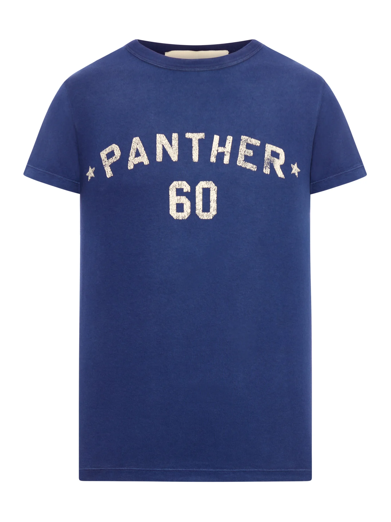 COTTON T-SHIRT WITH PRINT AND PATCH CHEZ VALENTINO