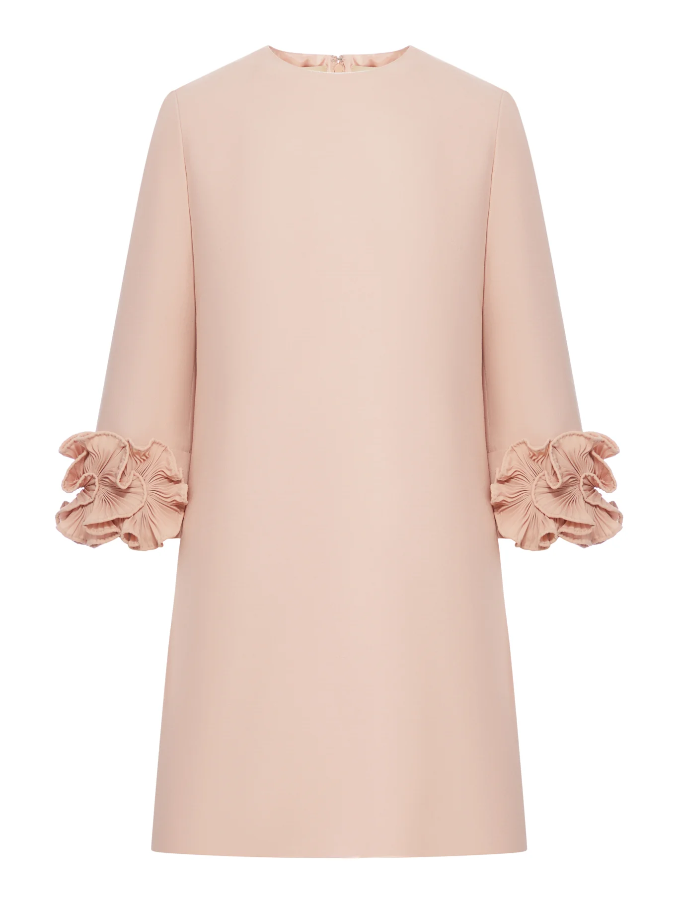 CREPE DRESS WITH ROUGE