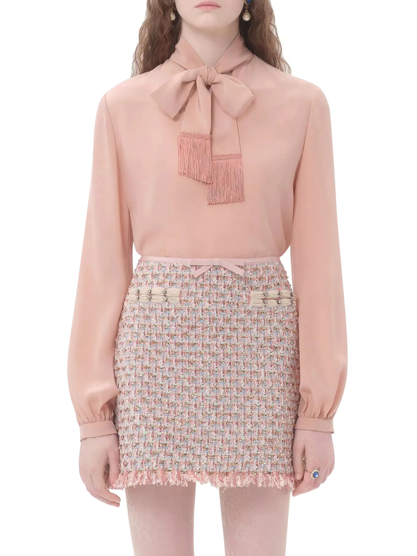 CREPE TOP WITH TRIPOLINE - Image 2