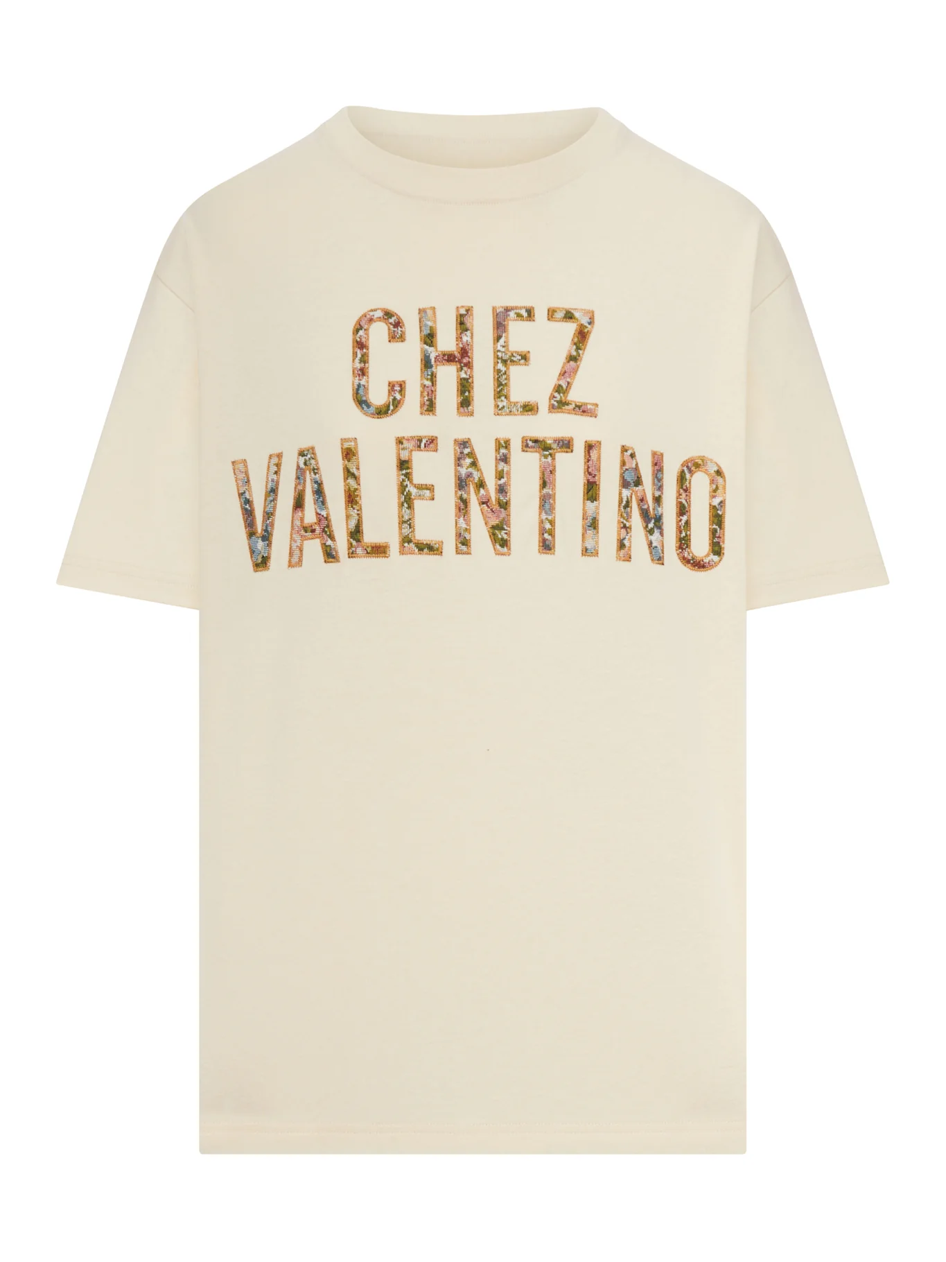 EMBROIDERED COTTON T-SHIRT