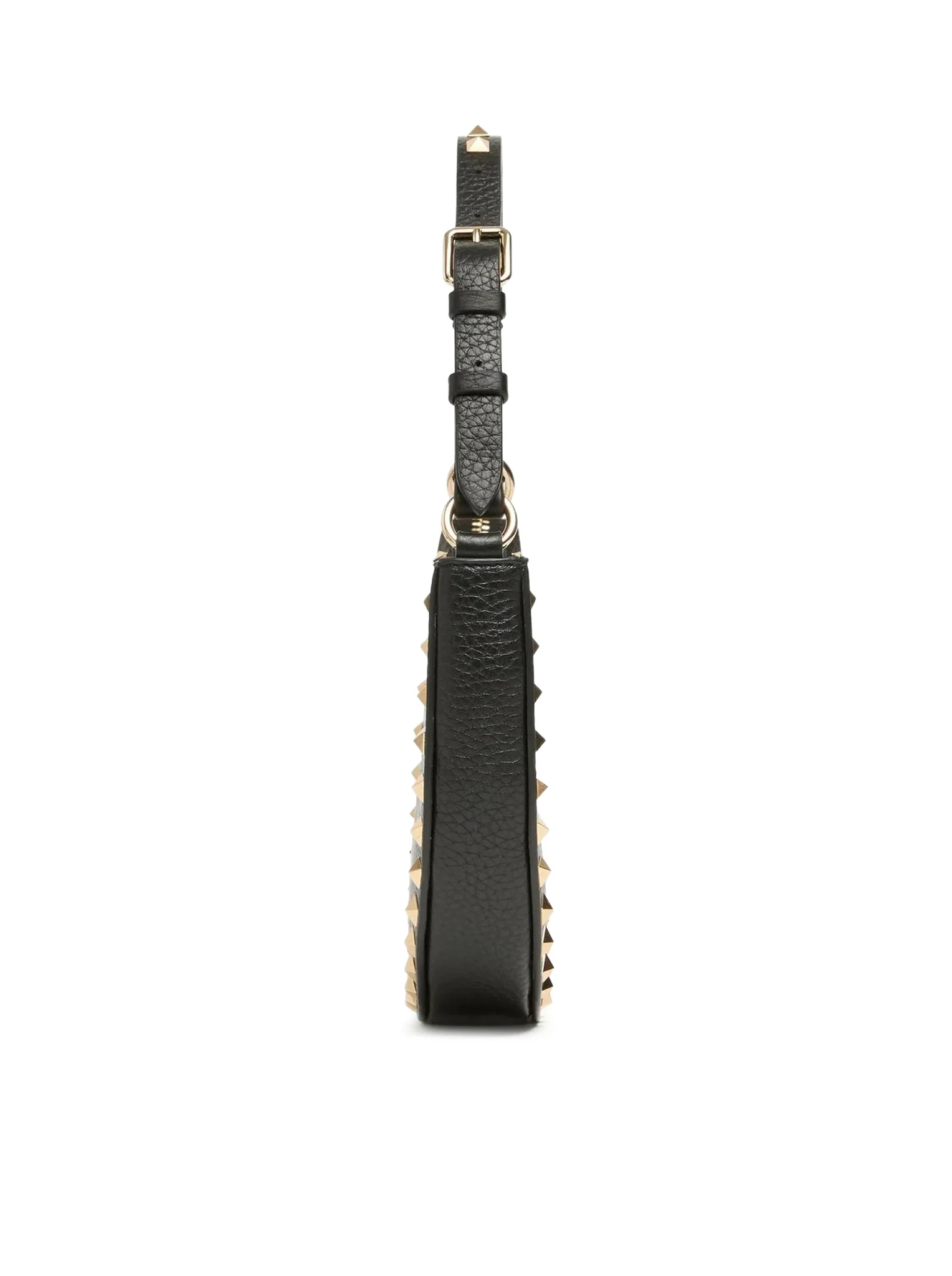 MINI HOBO BAG ROCKSTUD IN GARNET CALFSKIN - Image 3