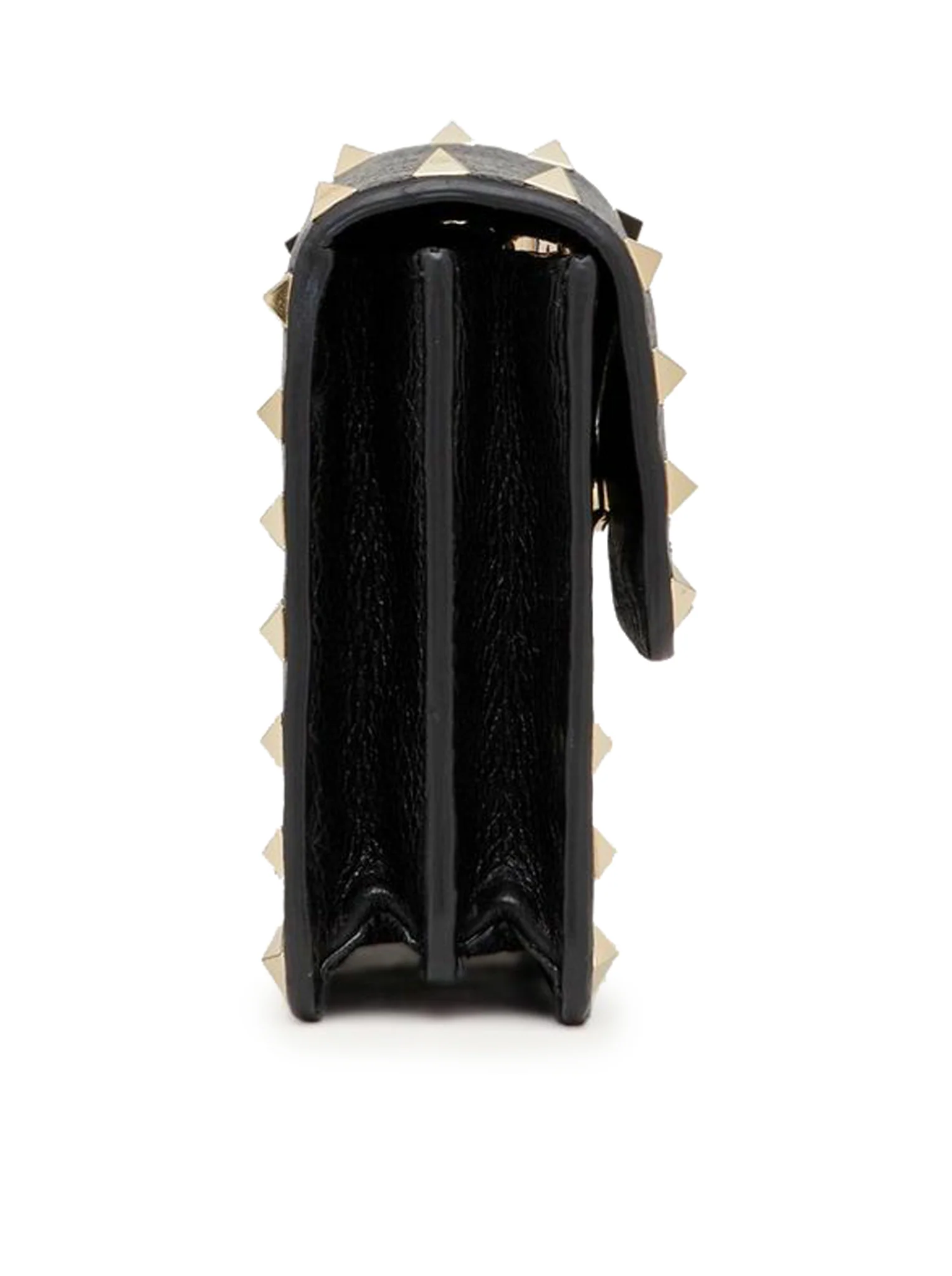 ROCKSTUD CHAIN POUCH IN GARNET CALFSKIN - Image 4