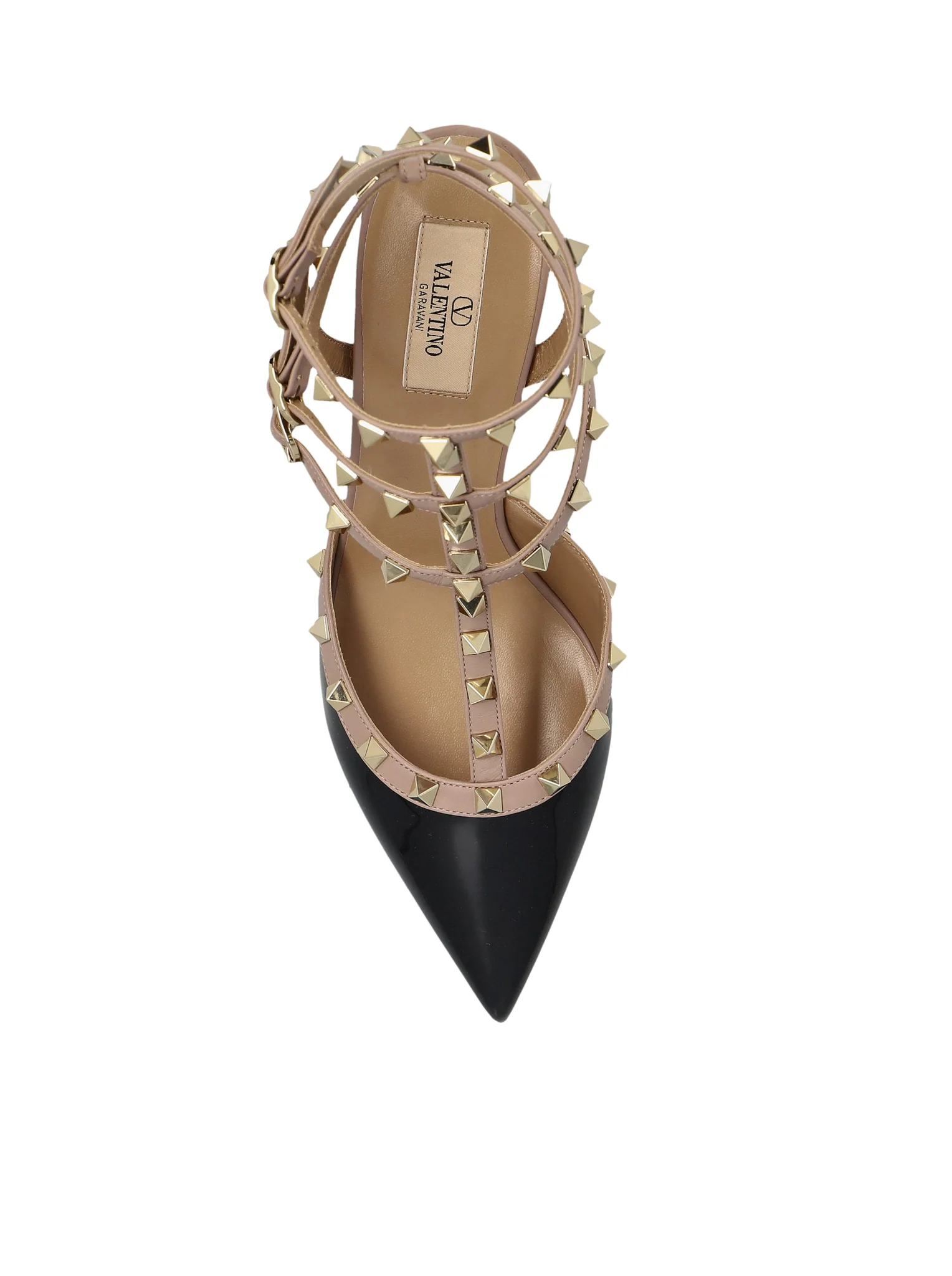 ROCKSTUD LEATHER HEELS - Image 4