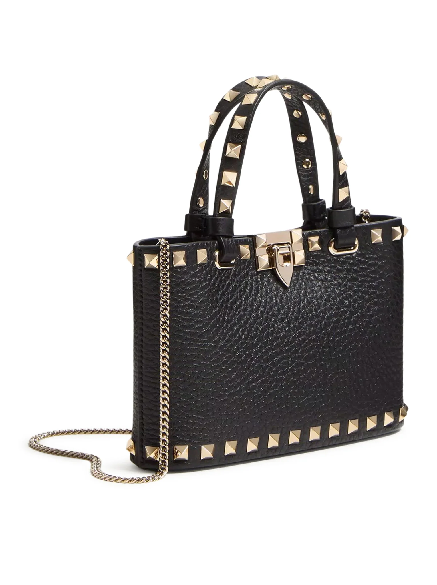 ROCKSTUD MINI CALFSKIN SHOPPING BAG - Image 2