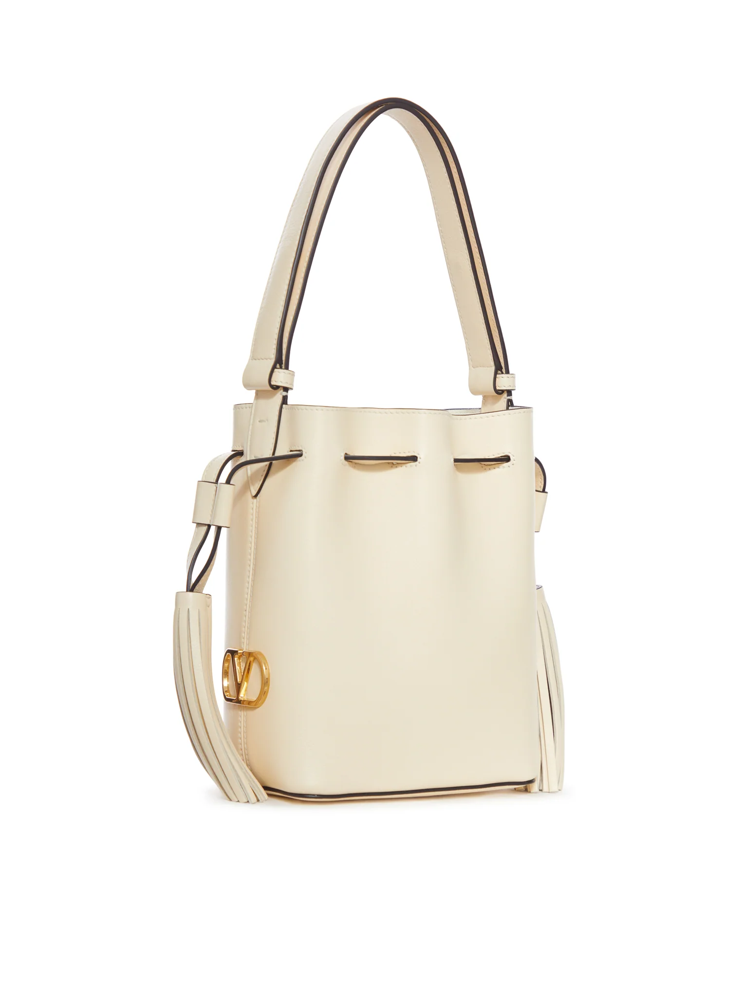 SMALL LEATHER BUCKET BAG - Image 2