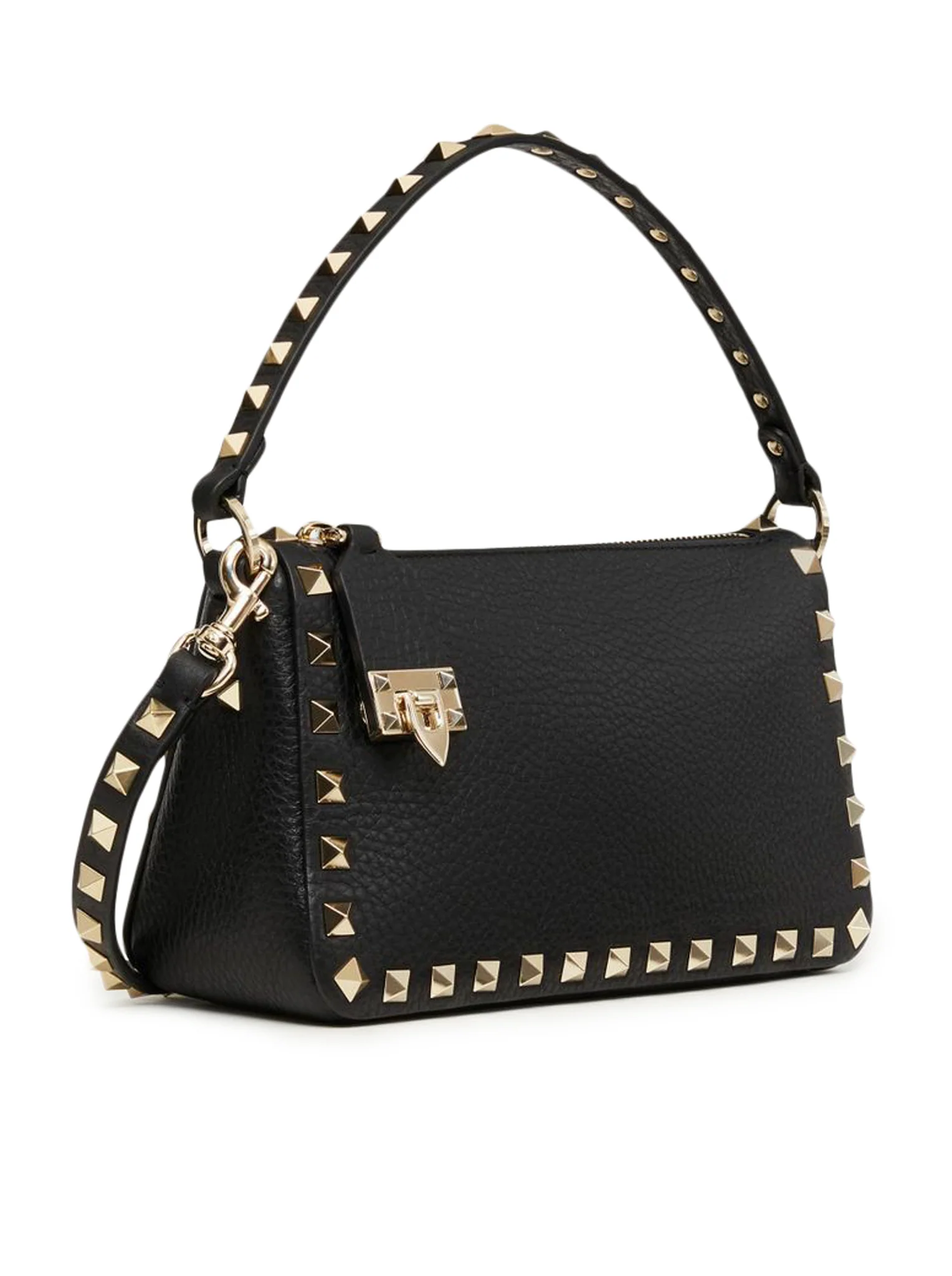 SMALL ROCKSTUD SHOULDER BAG IN GRAINED CALFSKIN - Image 2