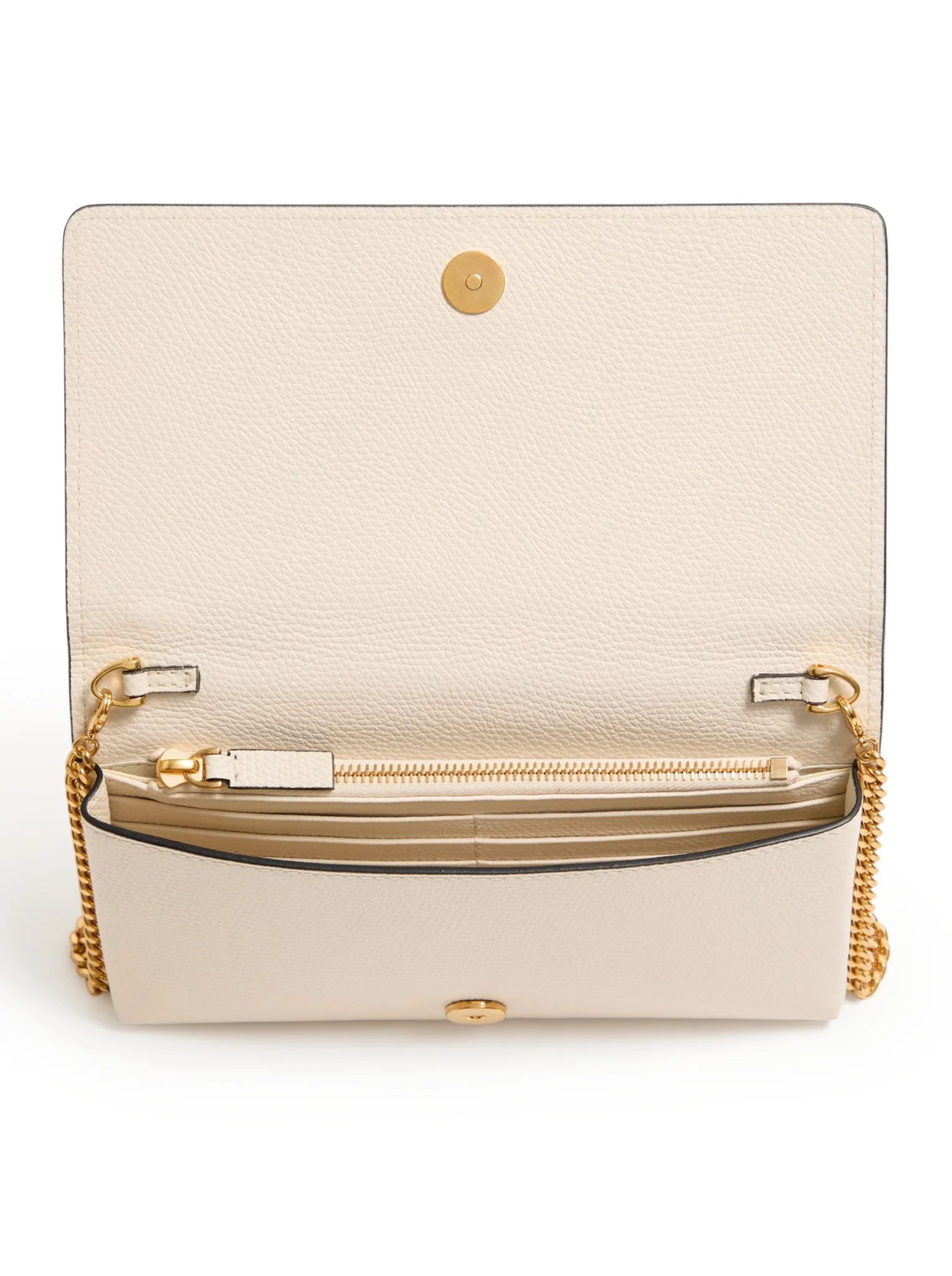 VLOGO SIGNATURE CHAIN WALLET IN GARNET CALFSKIN - Image 6