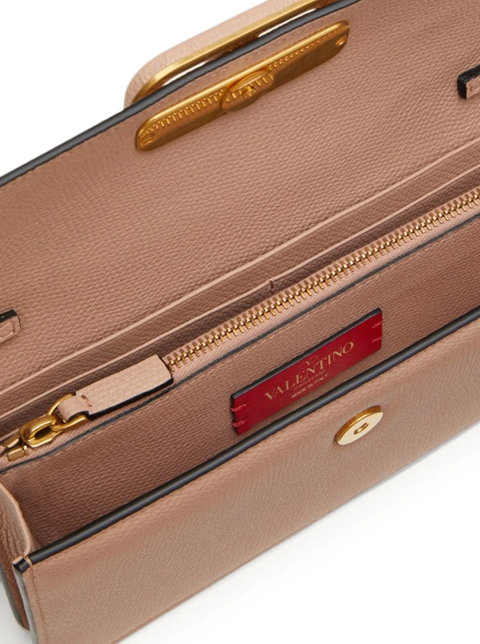 VLOGO SIGNATURE CHAIN WALLET IN HAMMERED CALFSKIN - Image 6