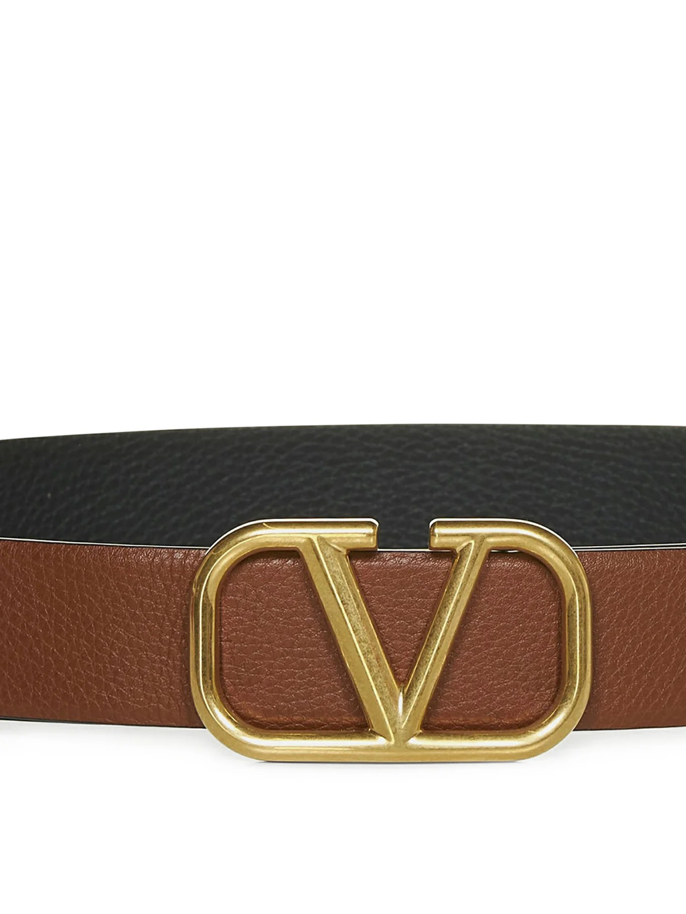 VLOGO SIGNATURE REVERSIBLE BELT IN MOOSE PRINT CALFSKIN 40 MM - Image 3