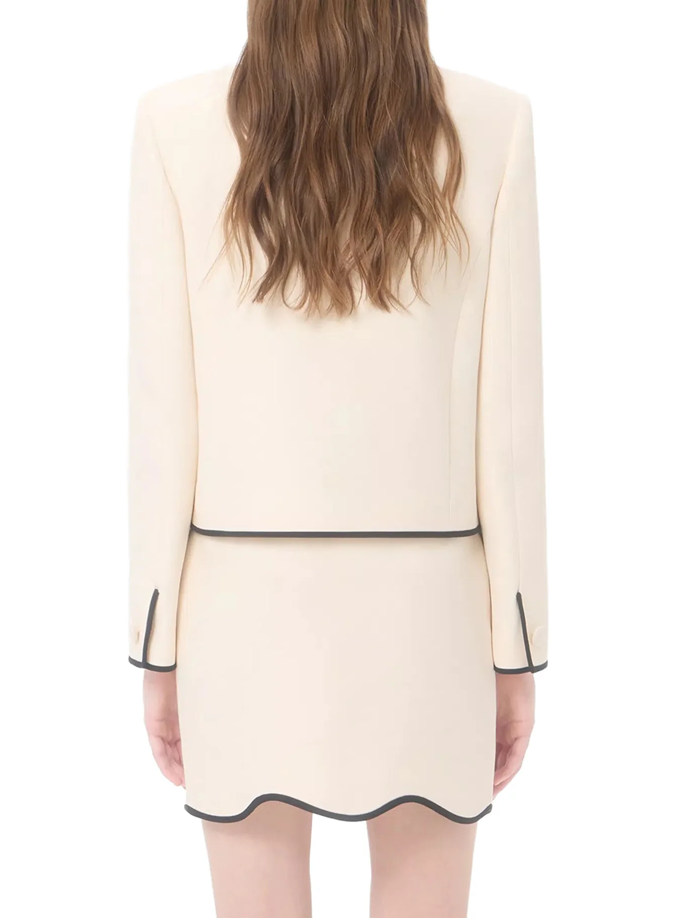 WOOL AND SILK CREPE JACKET - Image 4