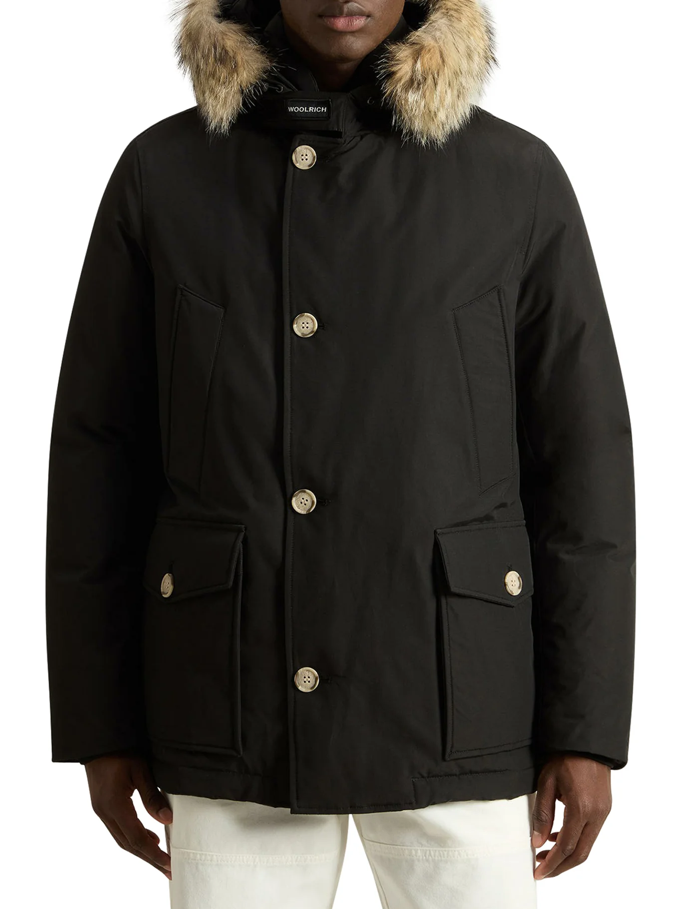 ARCTIC ANORAK IN RAMAR CLOTH WITH REMOVABLE FUR - Image 3