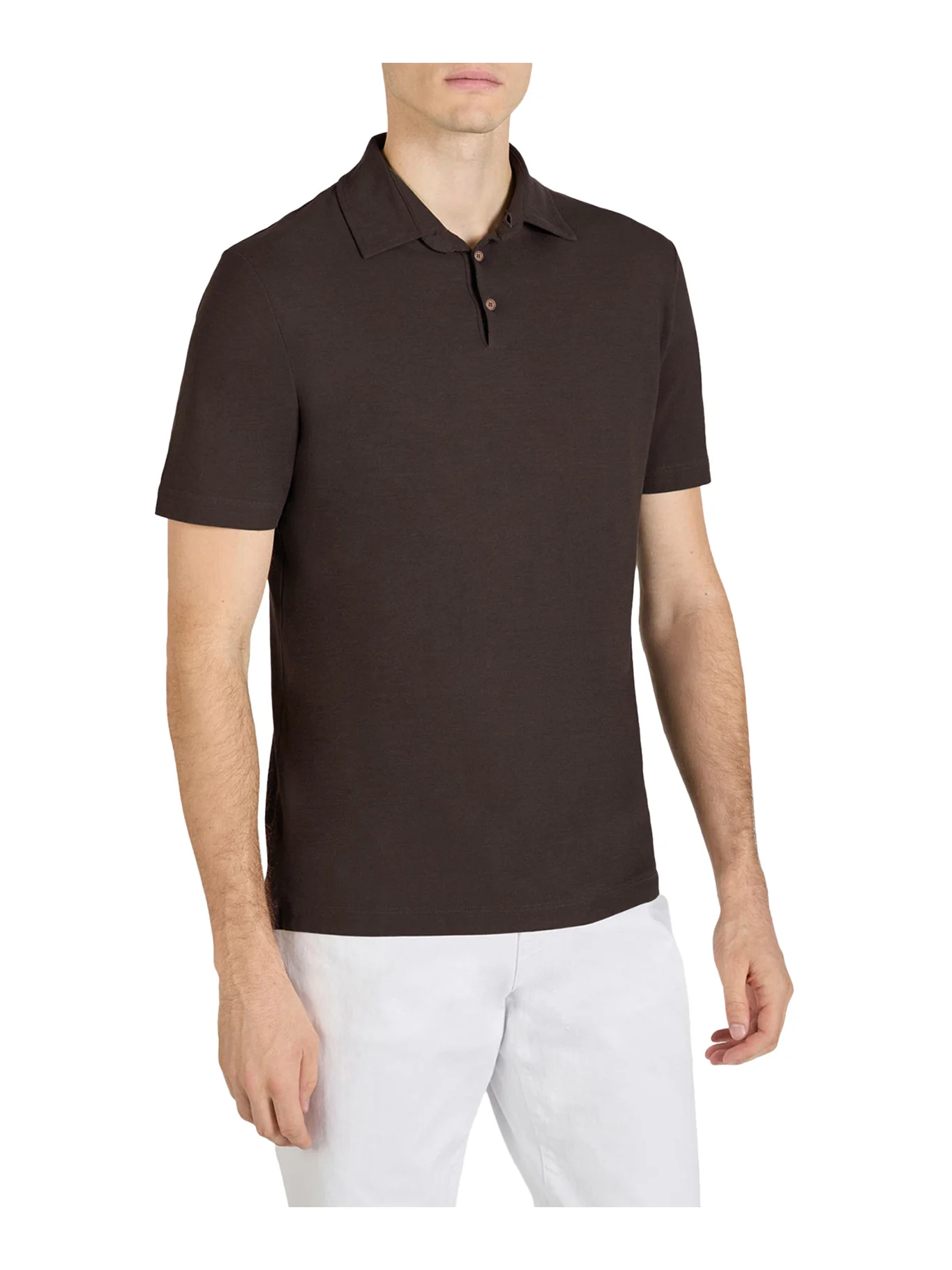 SLIM FIT POLO IN ICE COTTON - Image 2