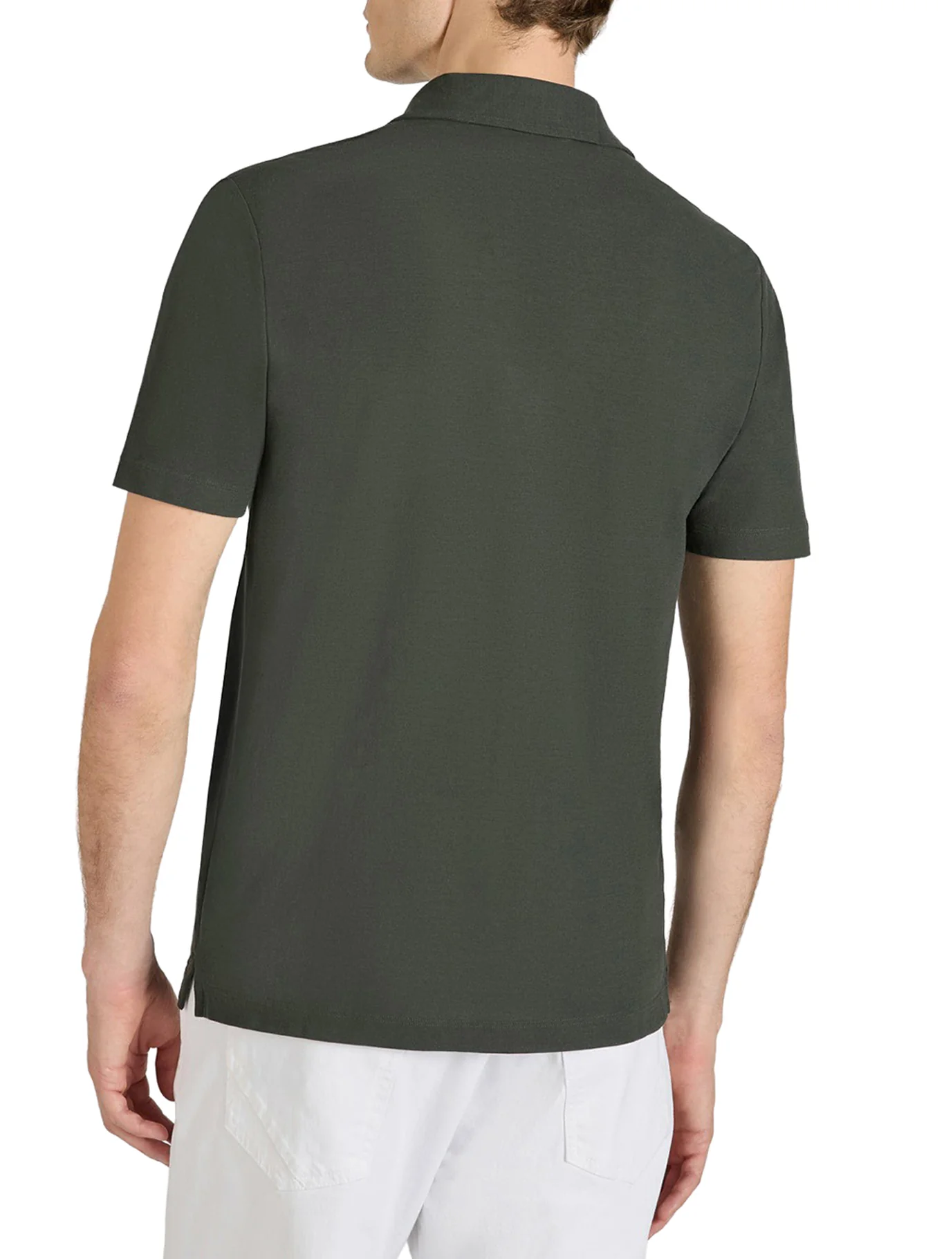 SLIM FIT POLO IN ICE COTTON - Image 3