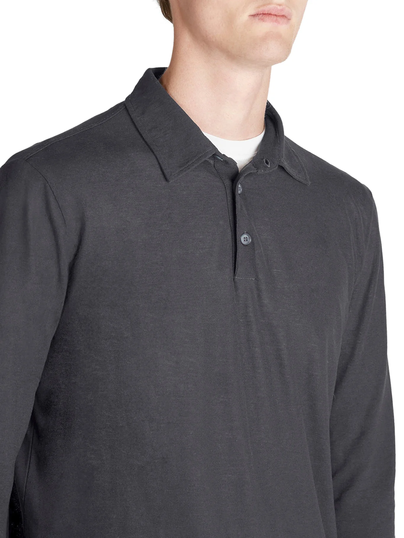 SLIM FIT POLO IN ICE COTTON - Image 4