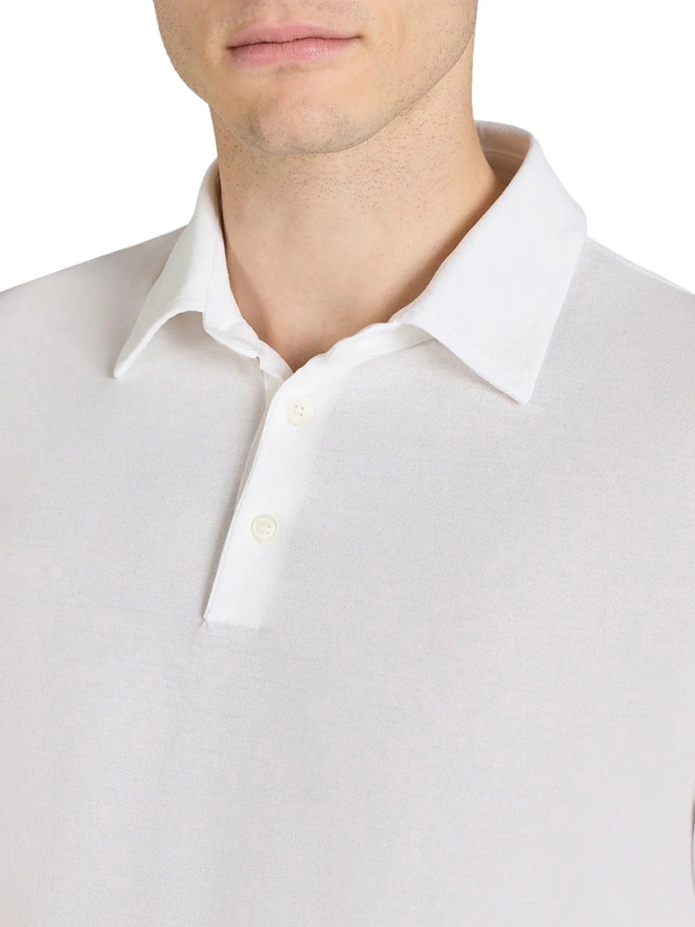 SLIM FIT POLO IN ICE COTTON - Image 4