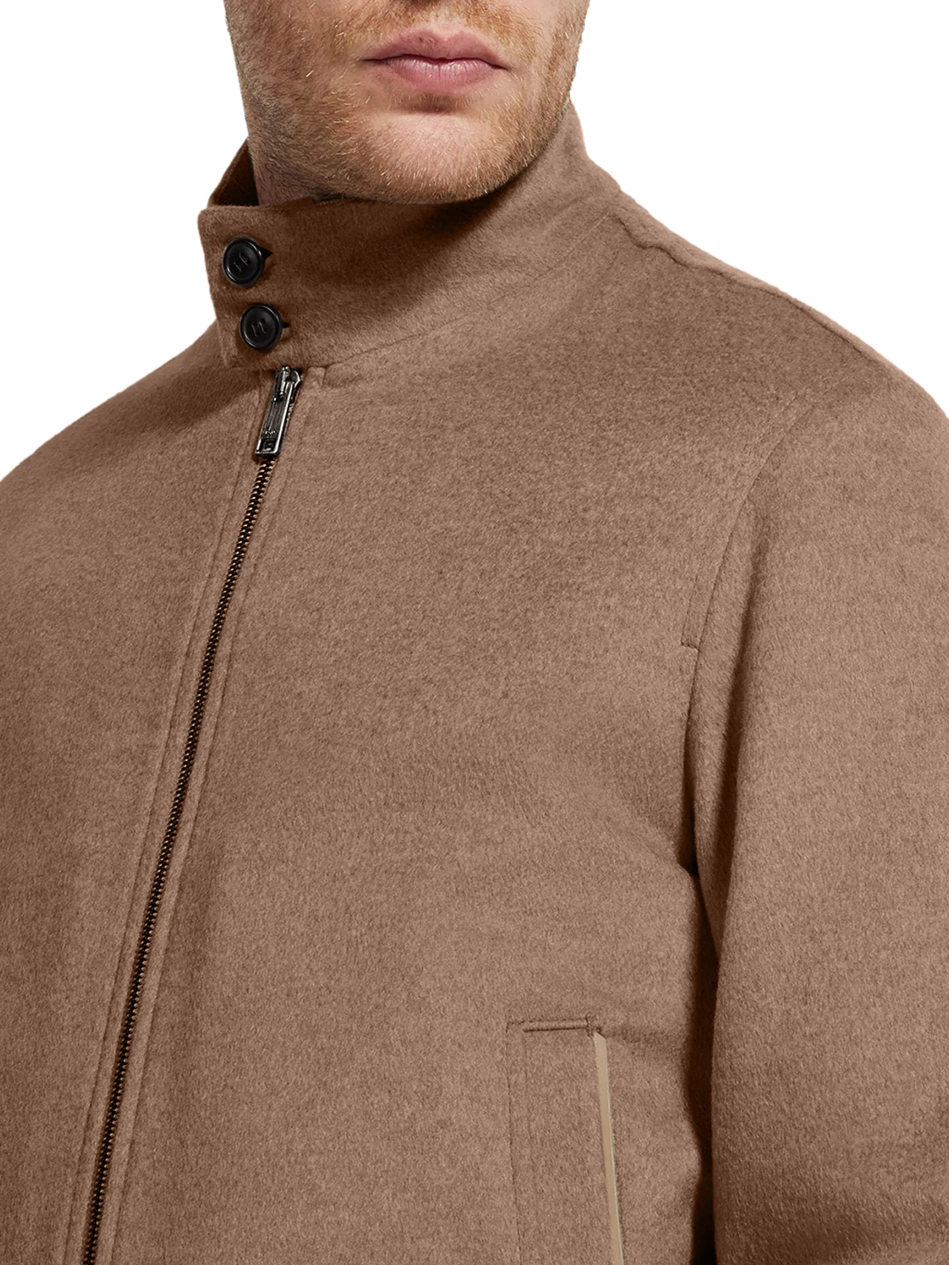 BLOUSON IN OASIS CASHMERE ELEMENTS - Image 4