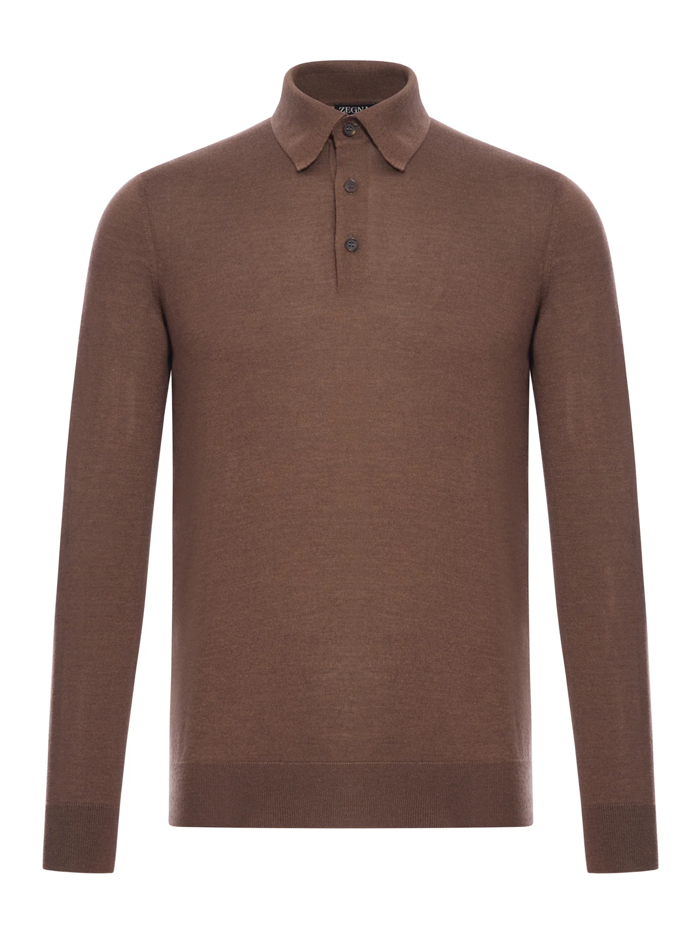 CASHMERE AND SILK BLEND POLO SHIRT