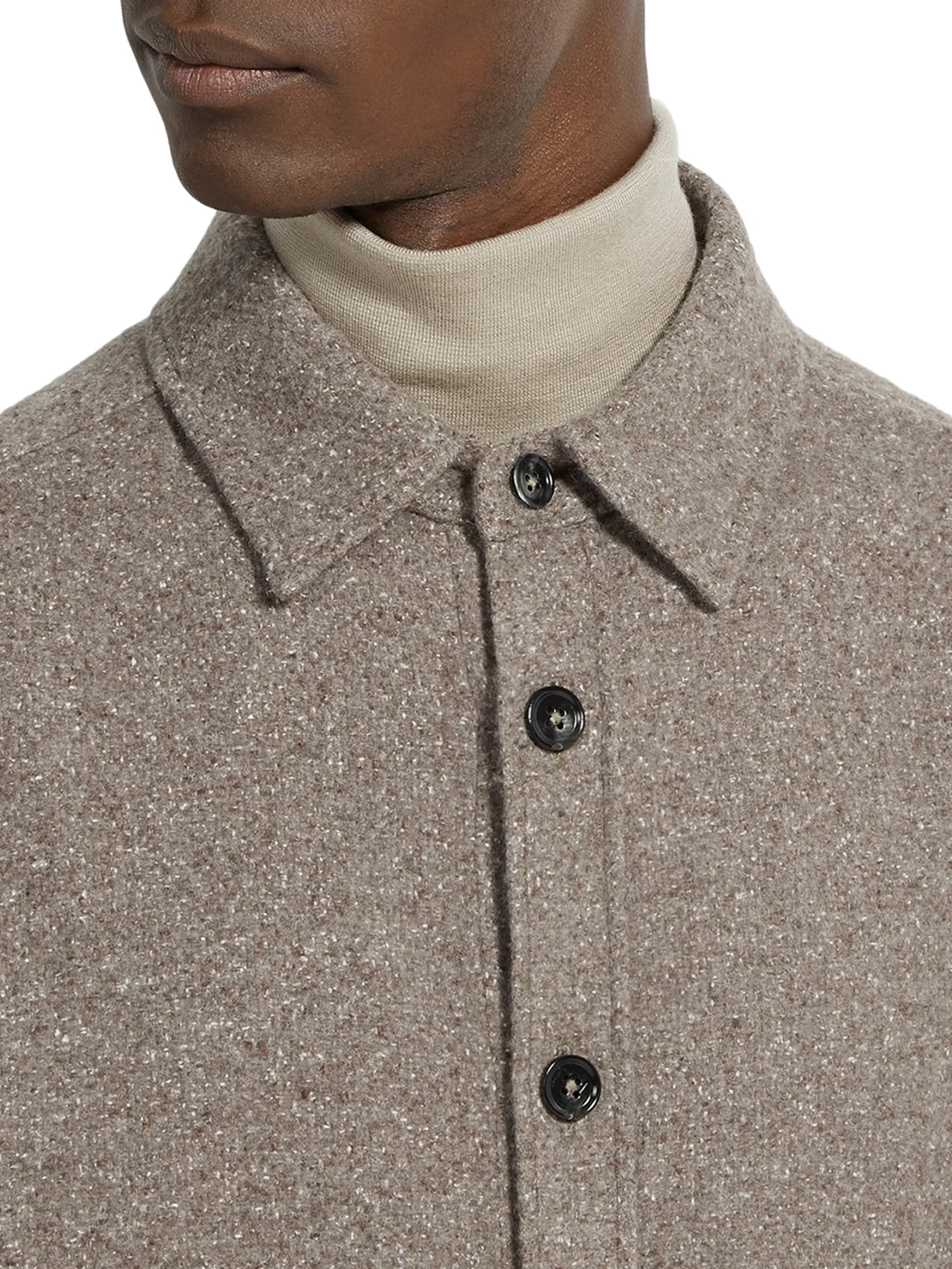 CASHMERE AND SILK OVERSHIRT - Image 5