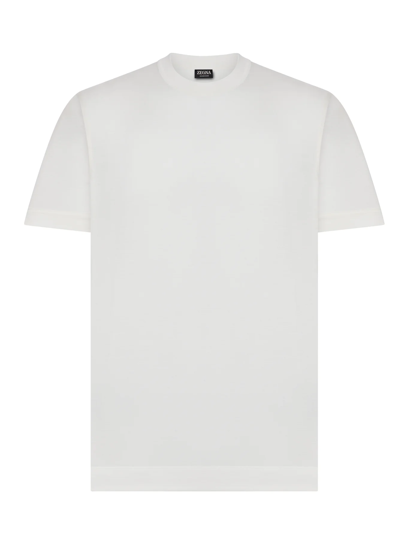 CREW NECK T-SHIRT IN SILK BLEND