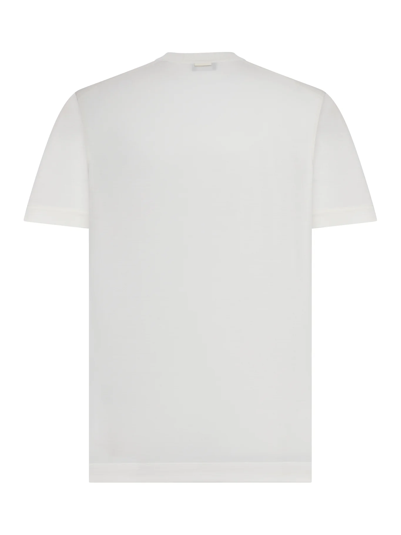 CREW NECK T-SHIRT IN SILK BLEND - Image 2